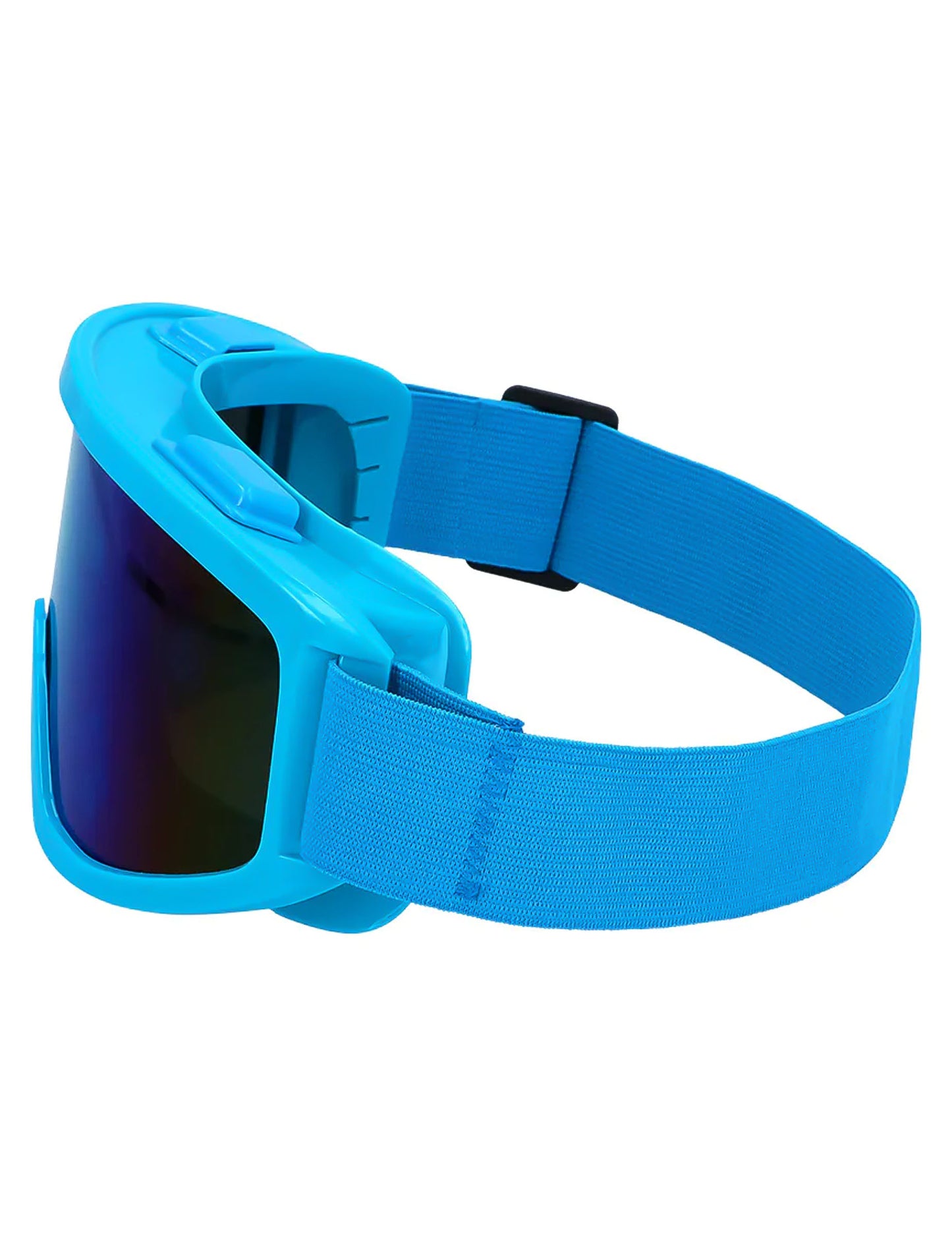 Lyžařské brýle pro dospělé s fluorescenčním modrým povrchem