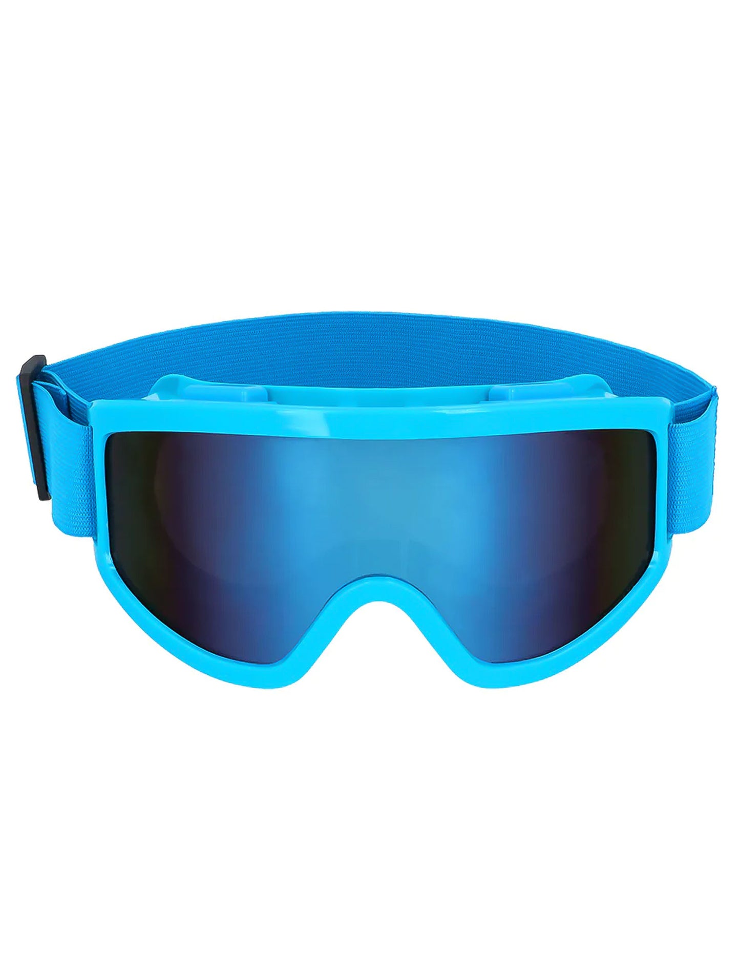Lyžařské brýle pro dospělé s fluorescenčním modrým povrchem