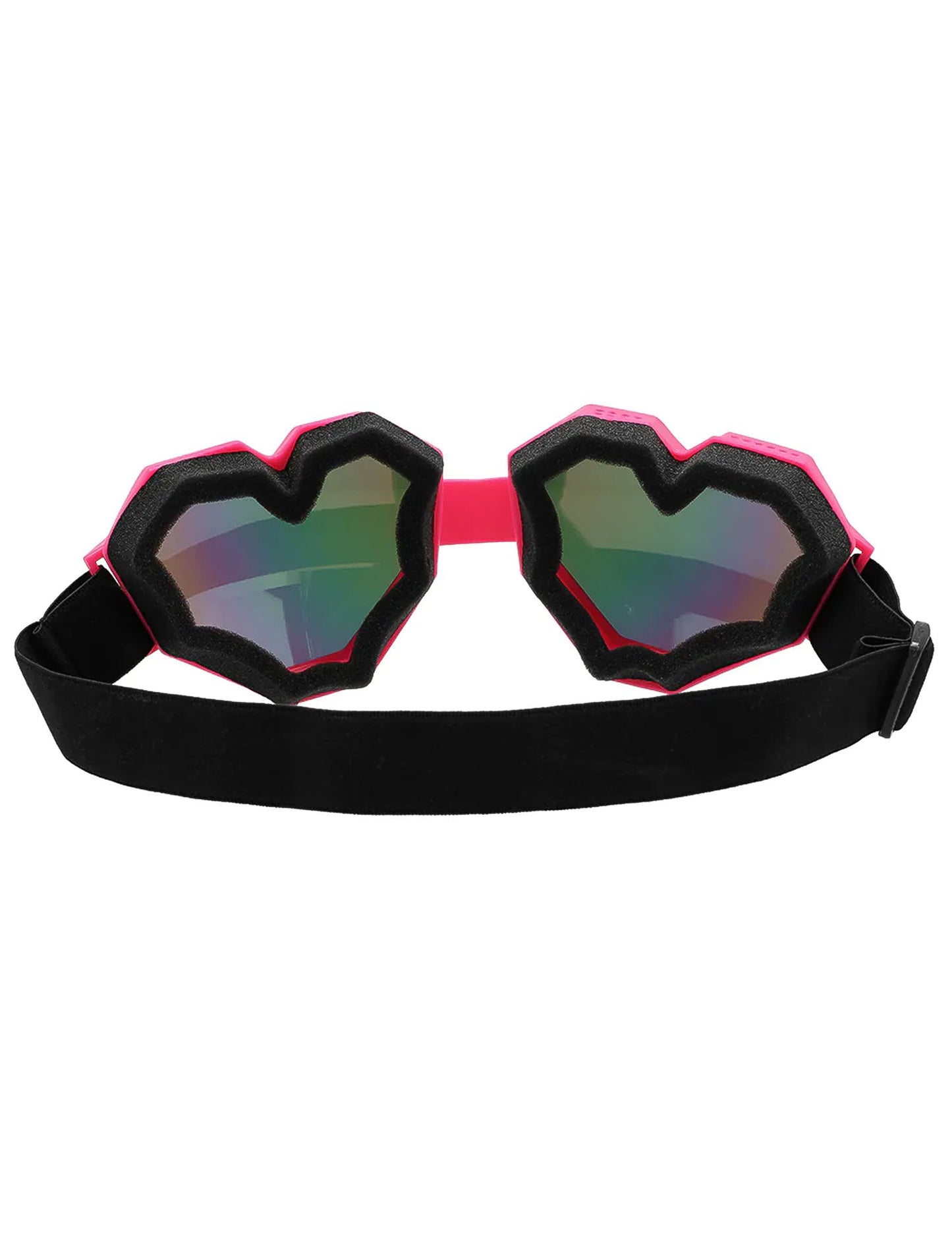 Lyžařské brýle pro dospělé s růžovým srdíčkem