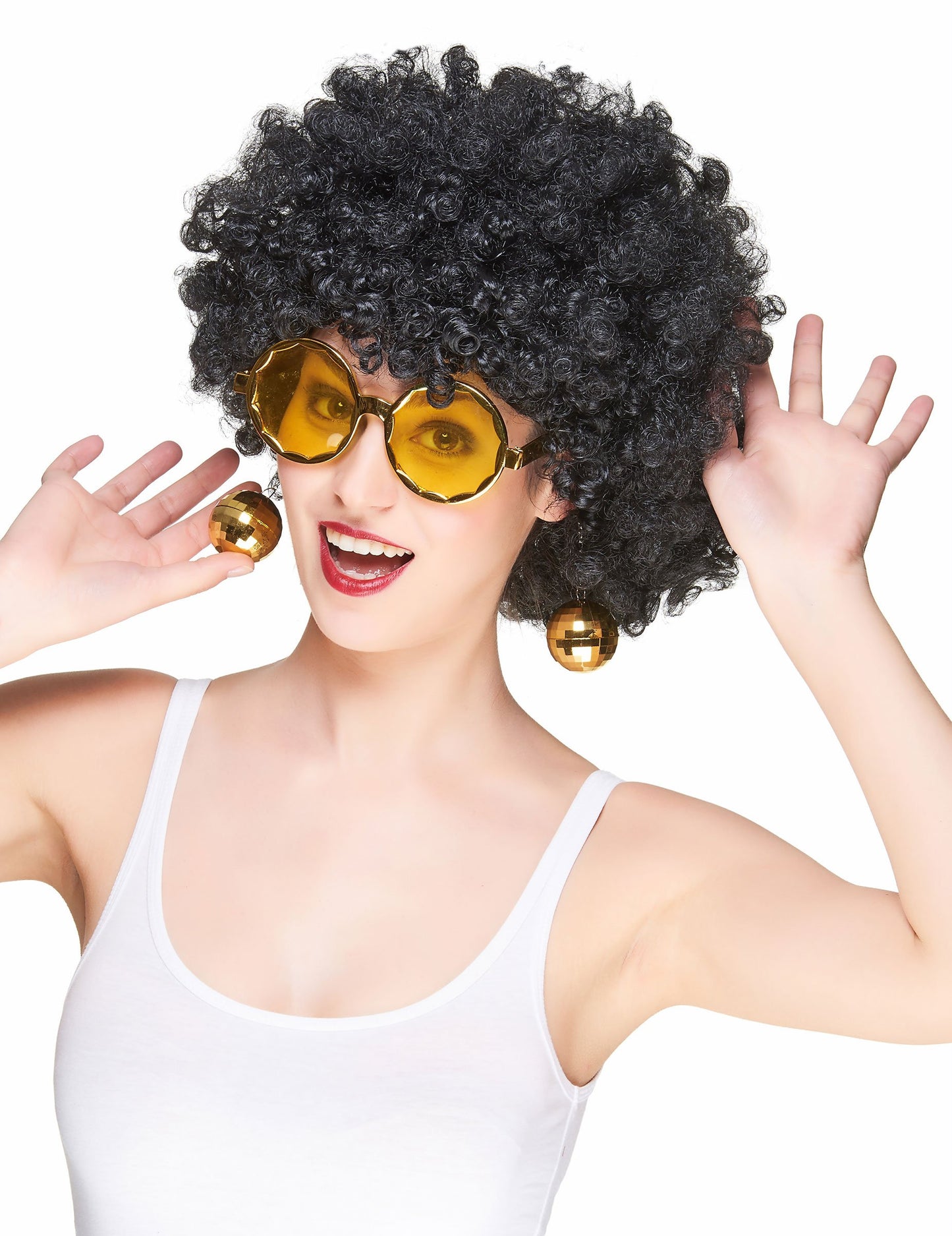 Zlaté disko brýle pro dospělé