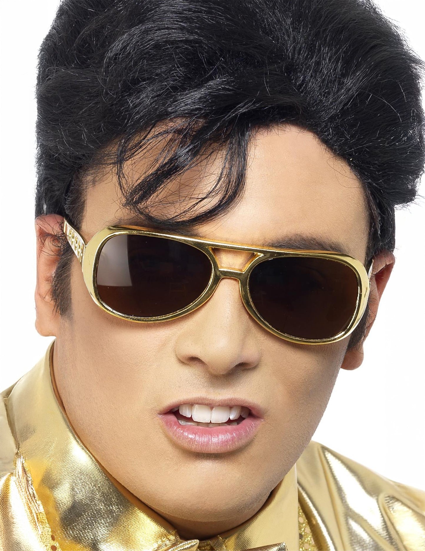 Zlaté brýle pro dospělé Elvis
