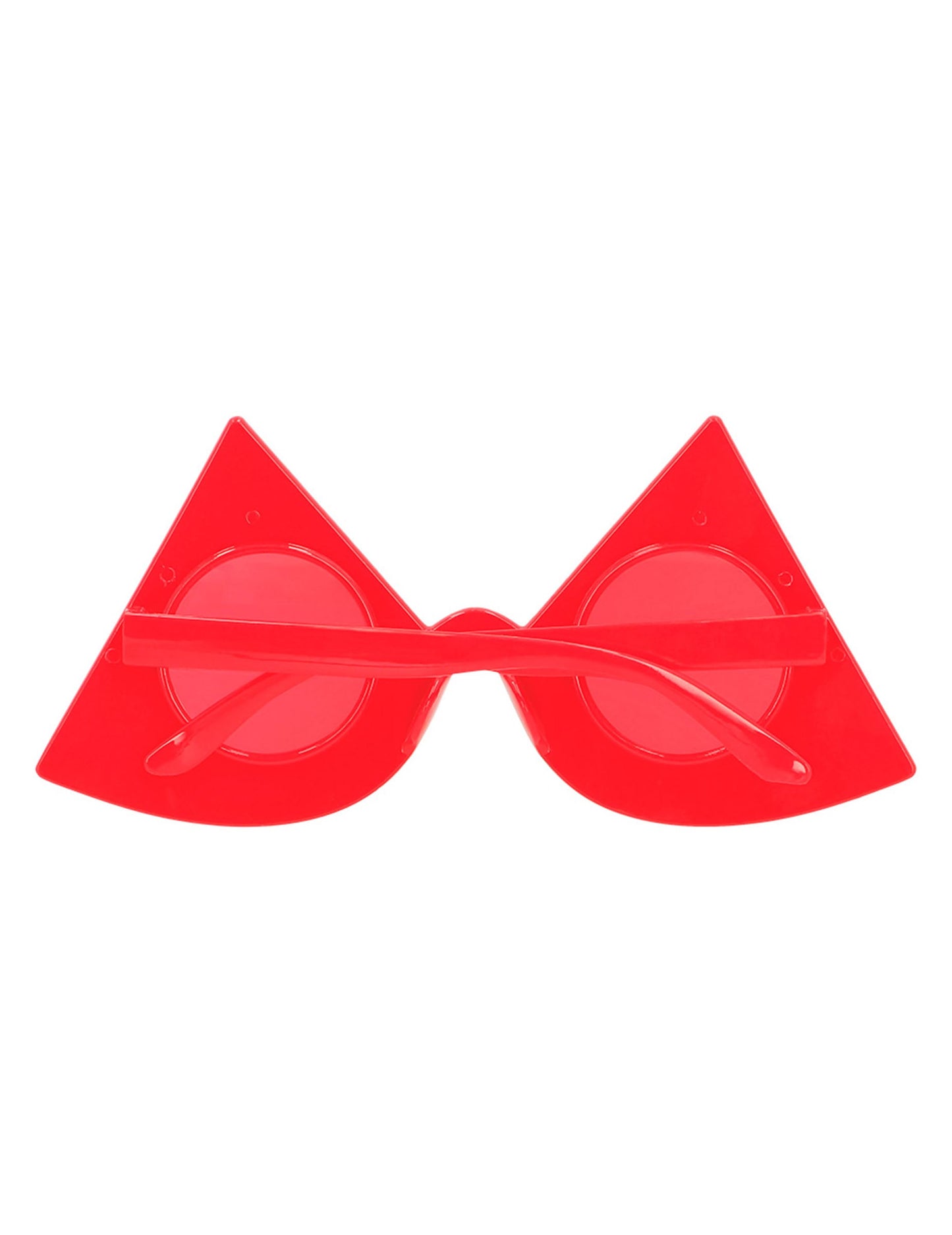 Vue de dos des lunettes pastèque pour adulte