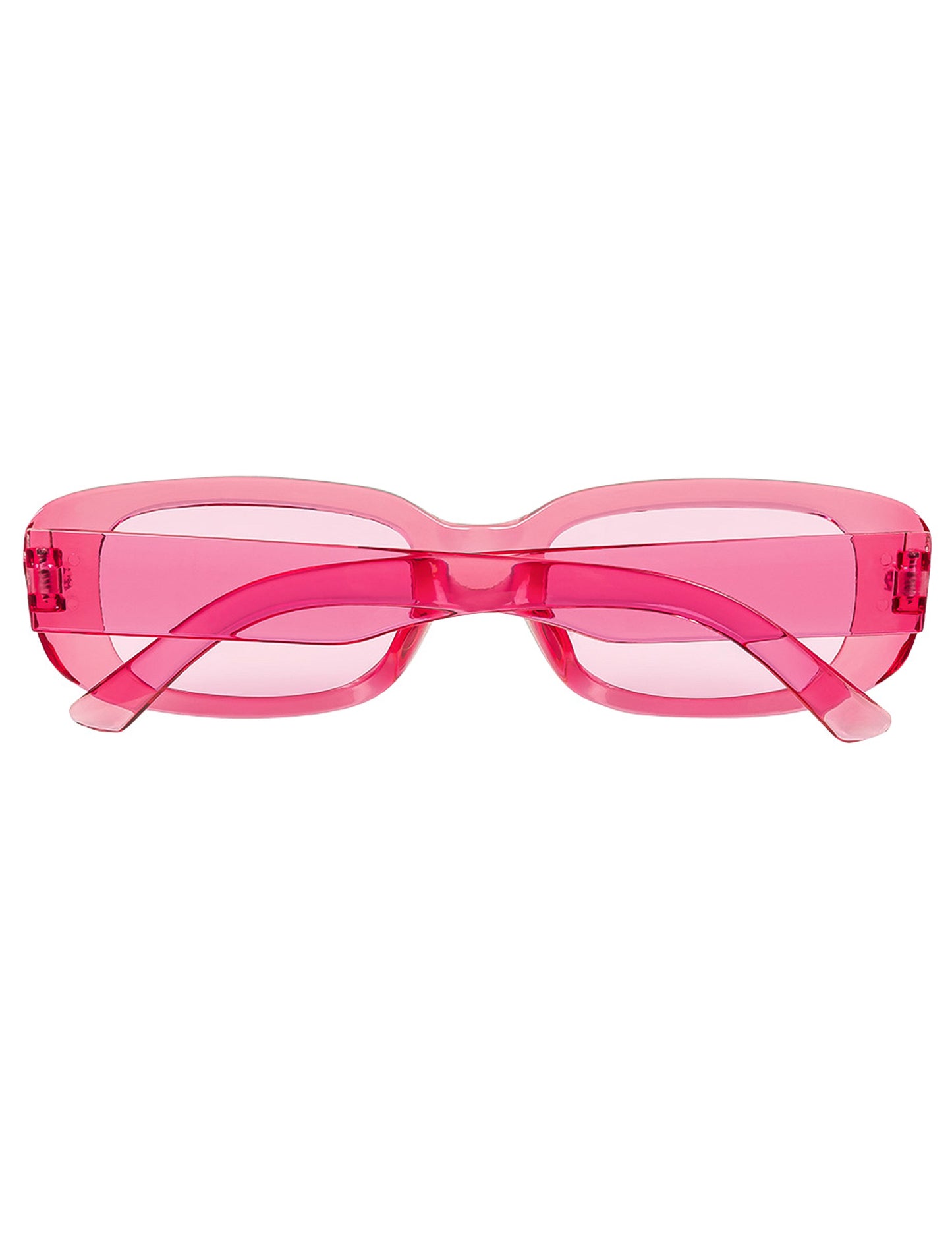 Lunettes roses transparentes adulte