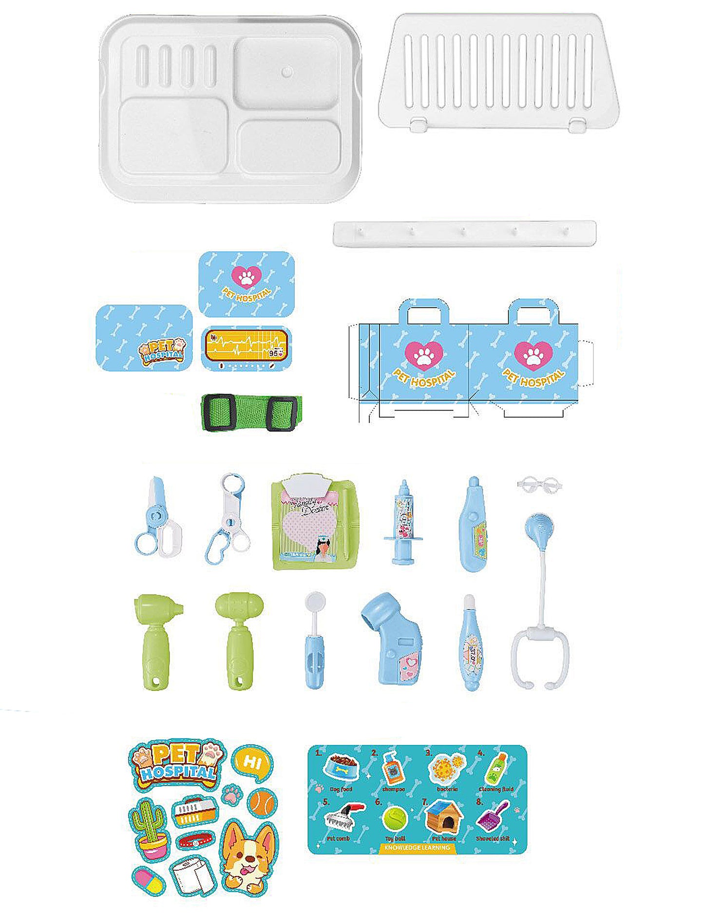 Veterinární hrací sada se vším příslušenstvím