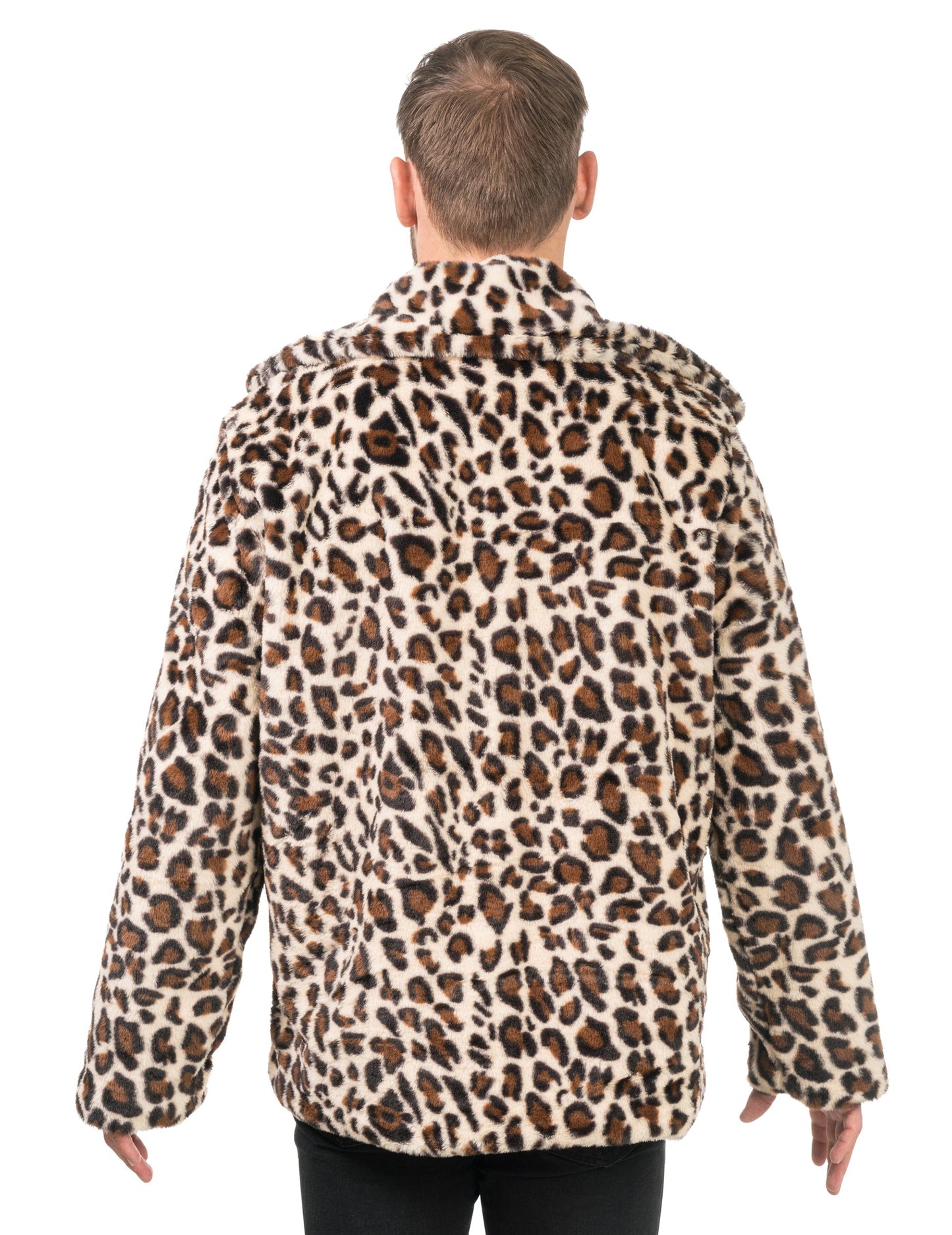 Dospělý leopardí umělý kožich