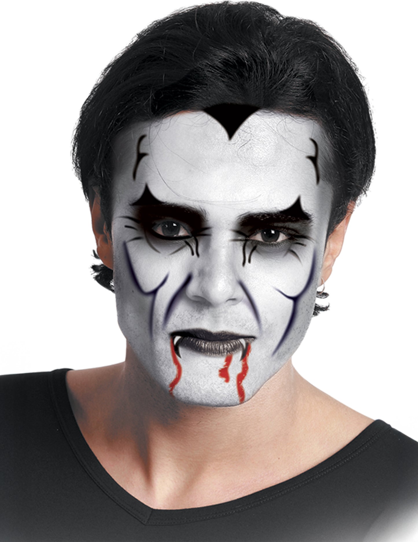 Černobílý make -up + 2 tužky
