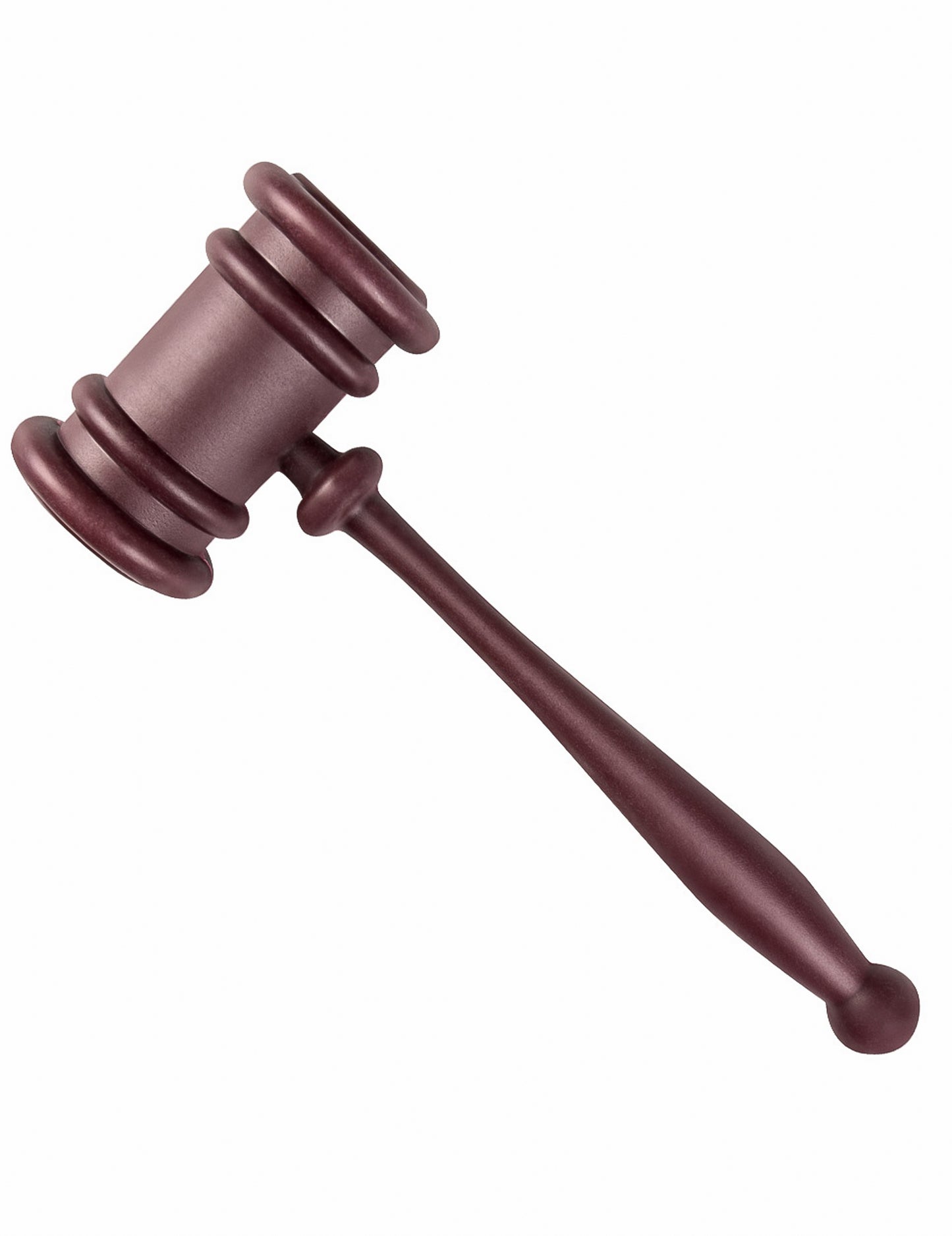 Vue de profil du marteau de juge