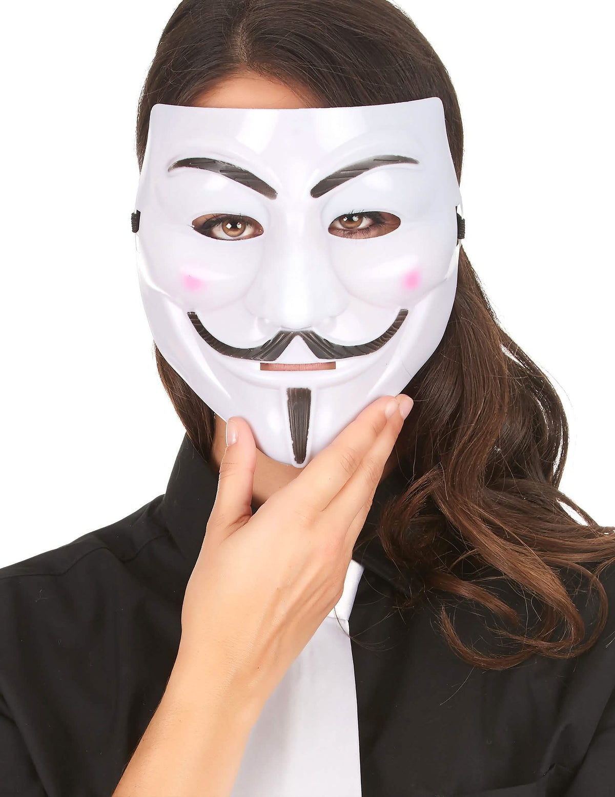 Detail anonymní masky pro dospělý