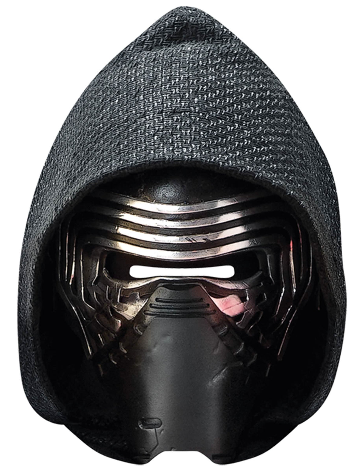 Kartonová maska Kylo Ren Star Wars VII pro dospělého černá s kapucí