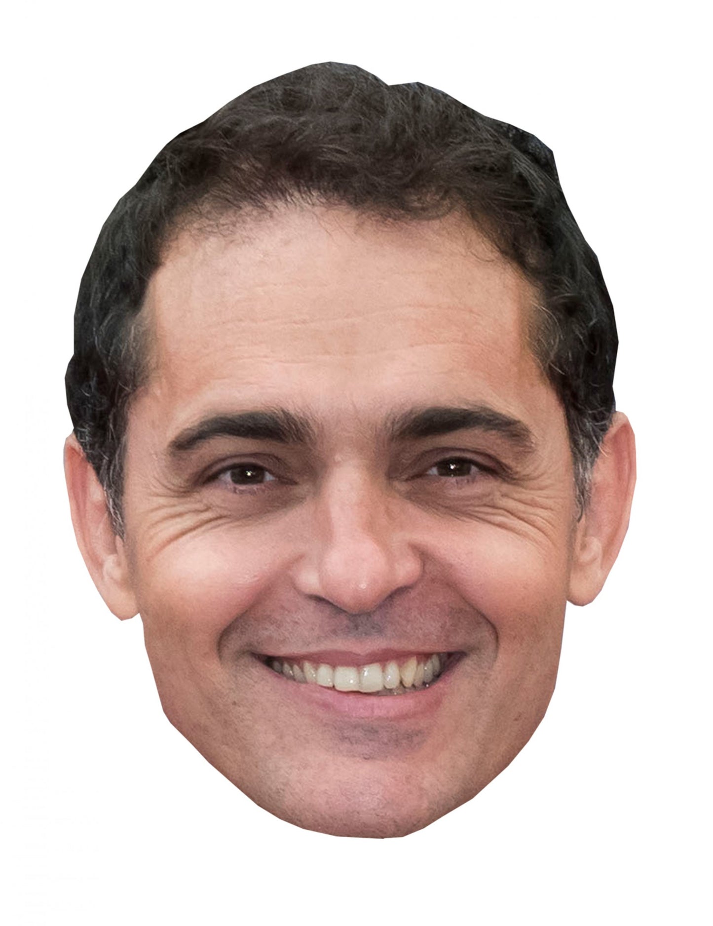 Kartonová maska lupiče Pedra Alonsa