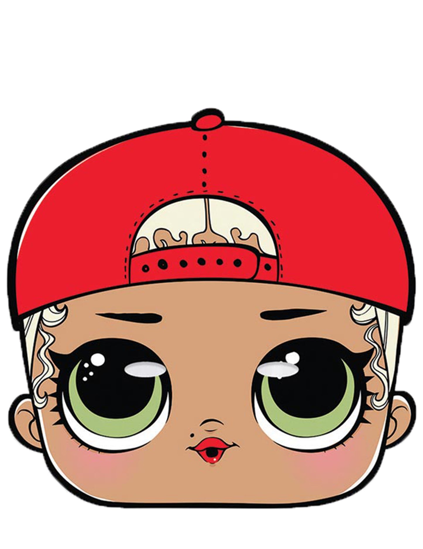 MC SWAG kartonová maska lol překvapení