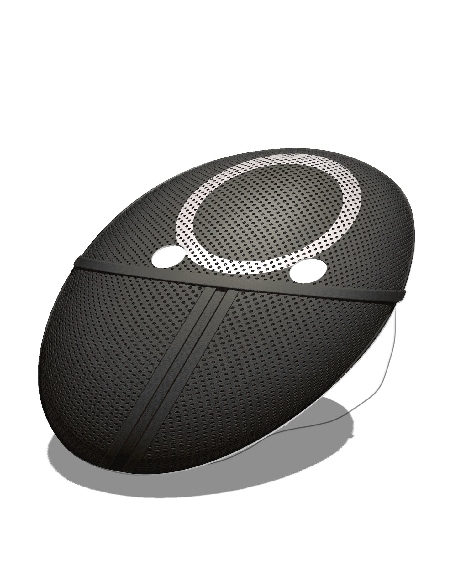 Kulatá brankářská plochá kartonová maska