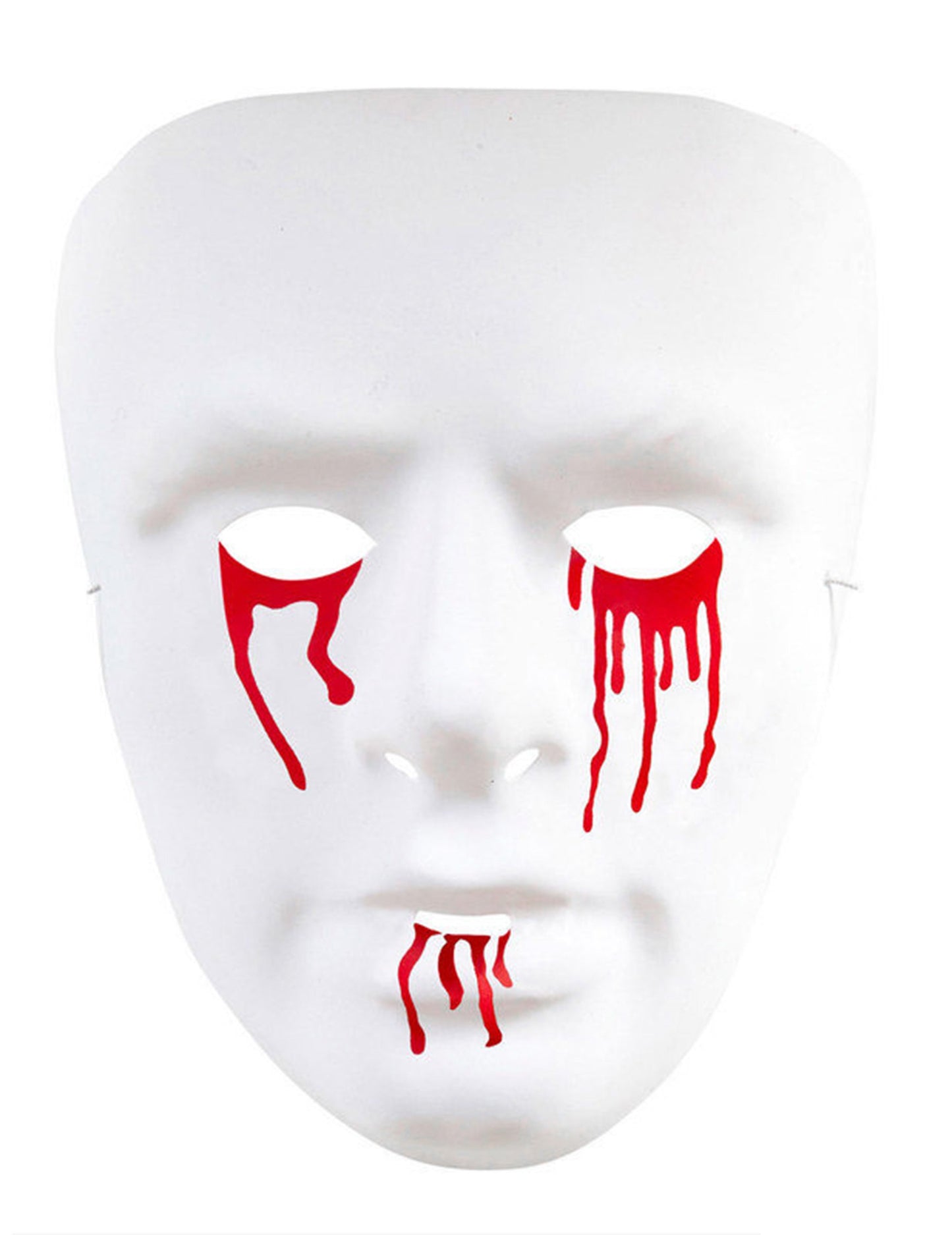 Muž s maskou krvavých slz