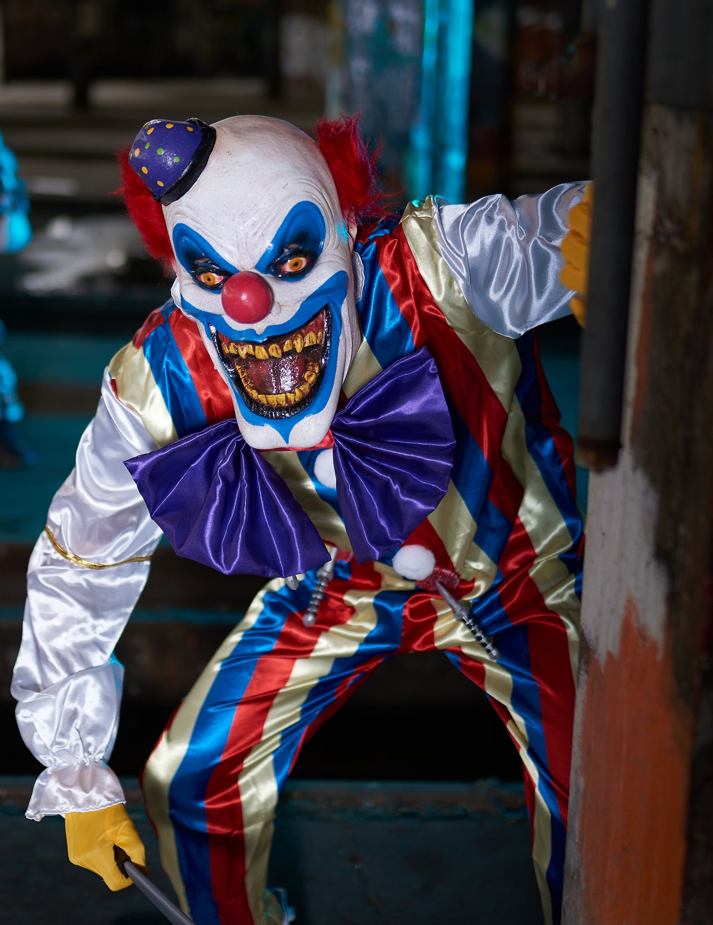 Strašidelná klaunská latexová maska