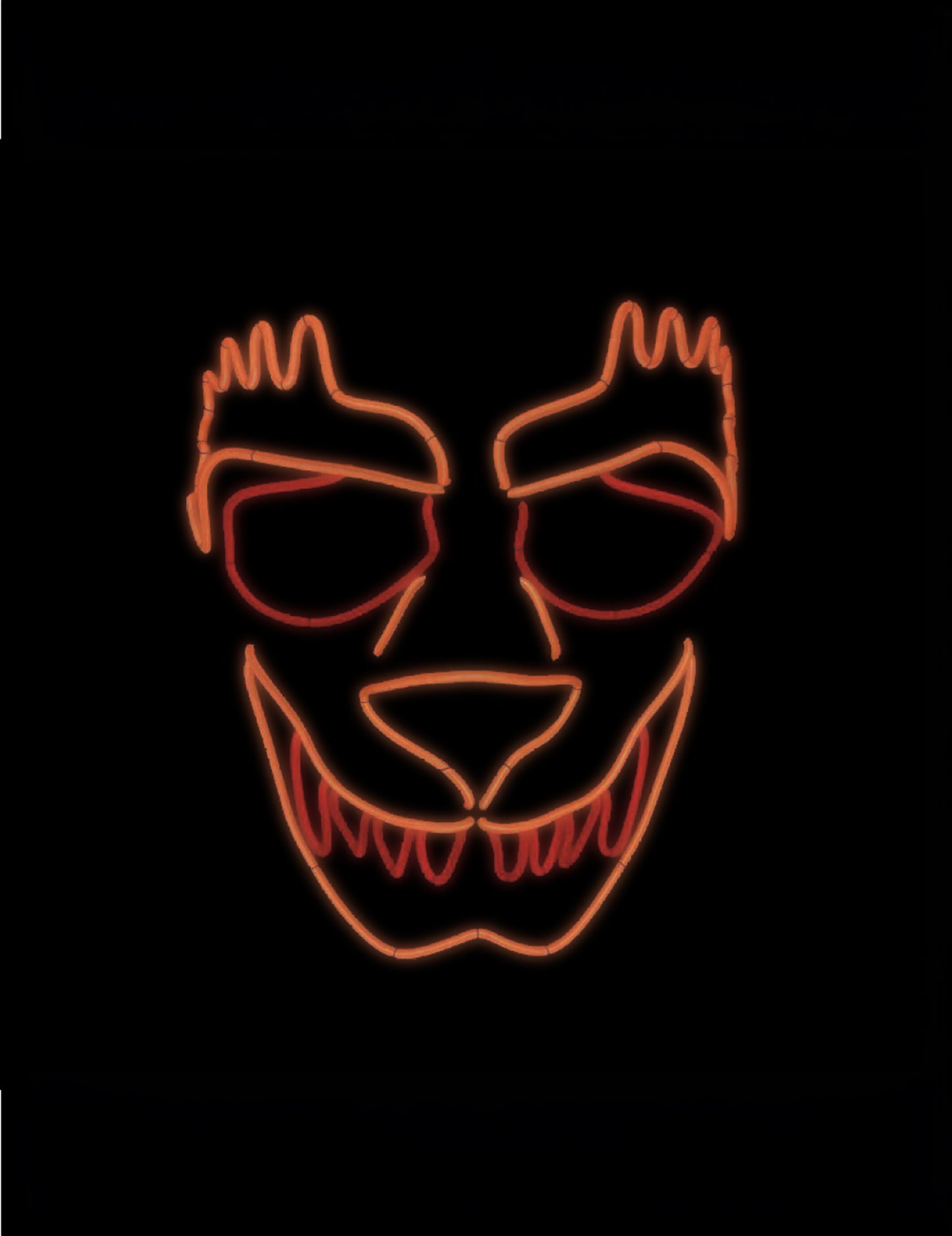 Luxusní maska pro dospělého vlkodlaka s LED diodami