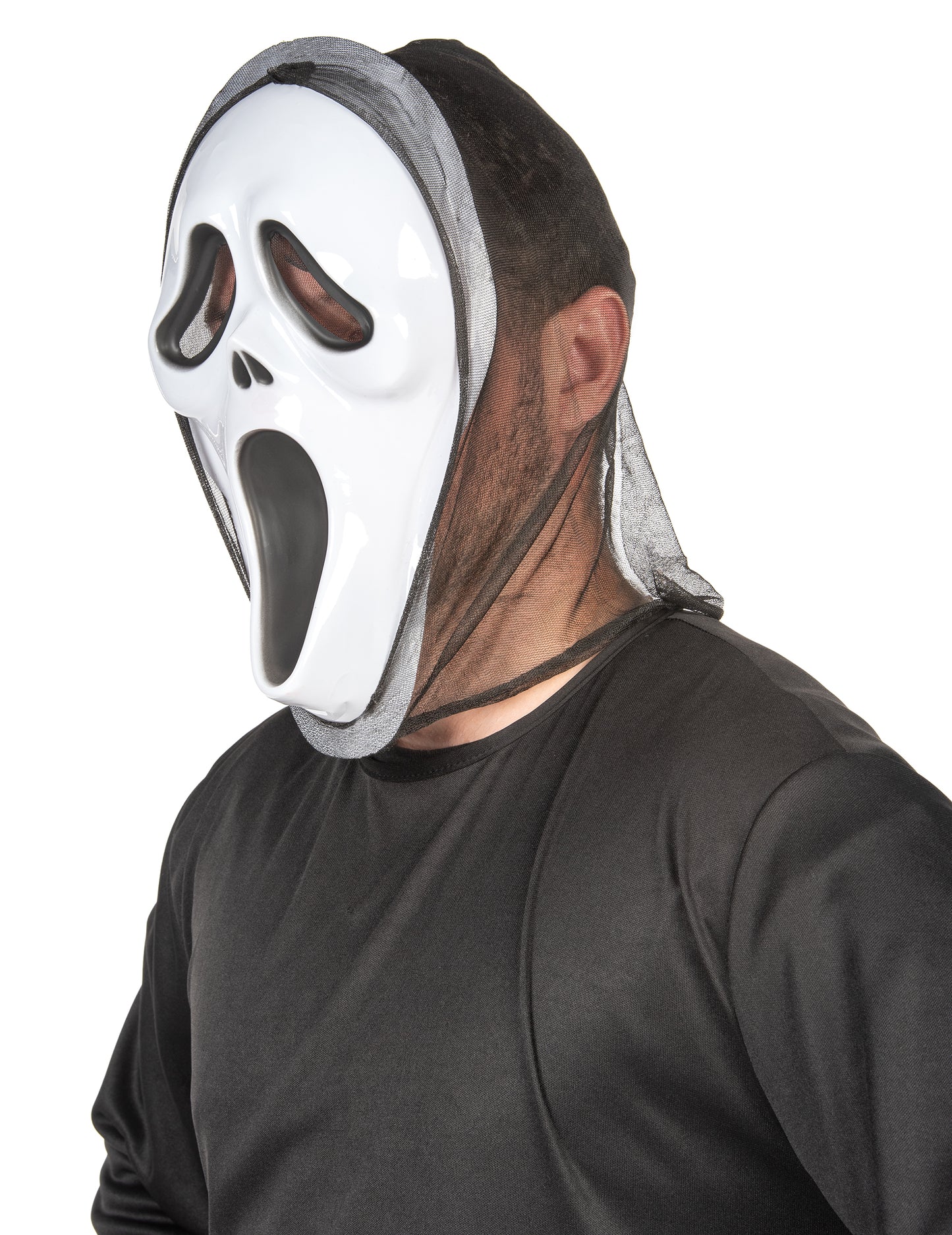Černá a bílá plastová maska zabiják dospělých psychopatů