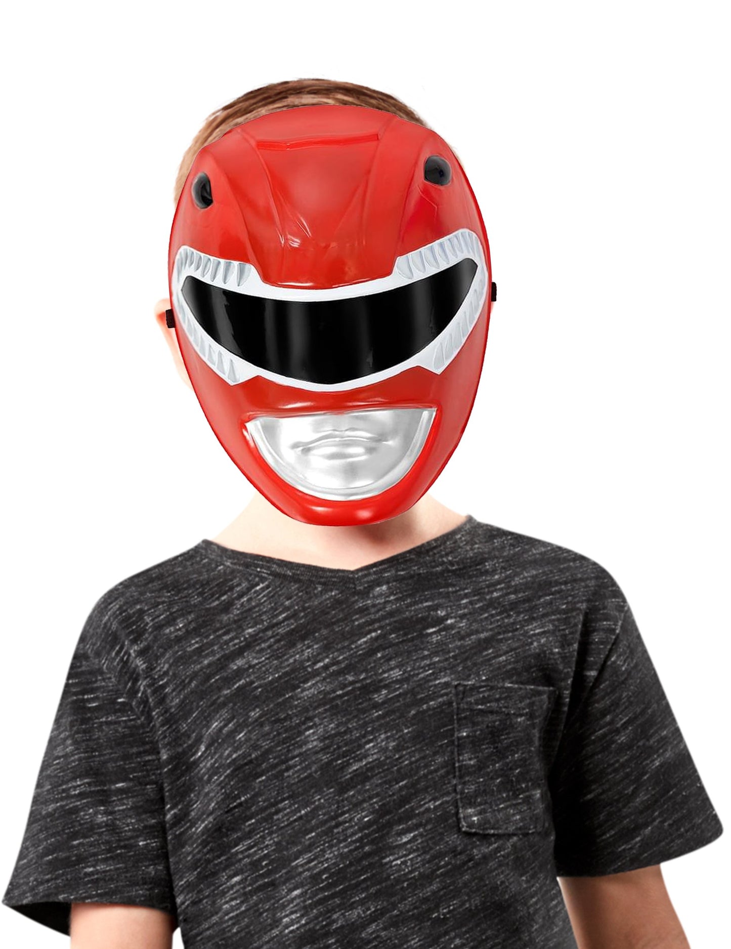 Červená maska Power Rangers pro děti
