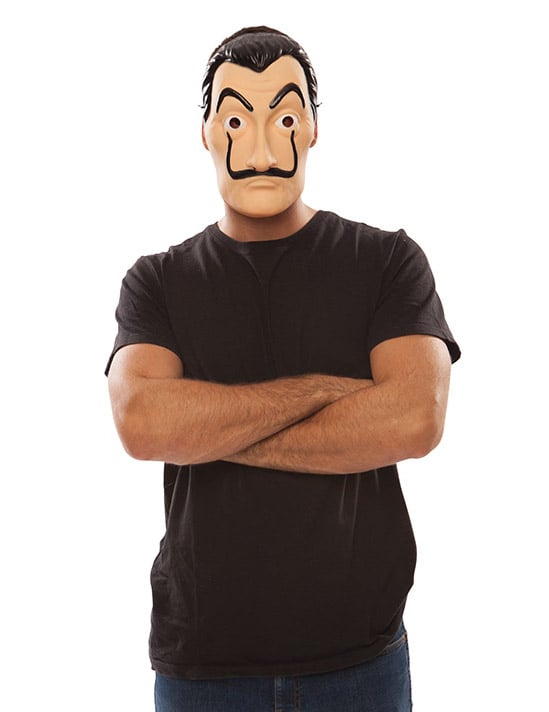 Maska pro dospělé s motivem loupeže peněz