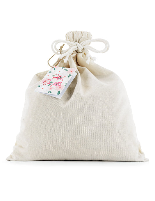 Maxi-Beutel mit getrockneten Naturblumen-Konfetti 400g Rosa und Orange