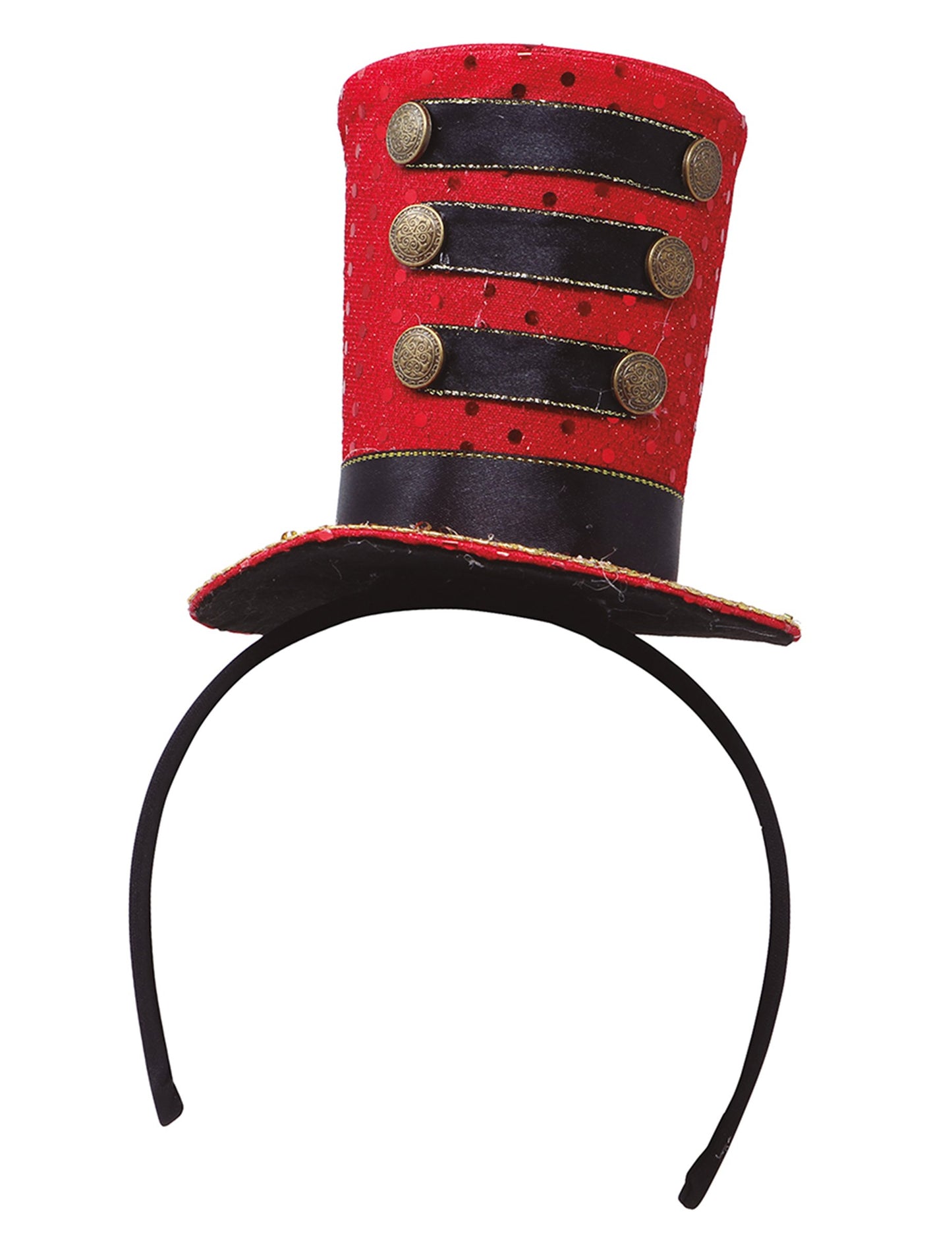 Dámský červený mažoretek mini cylindr