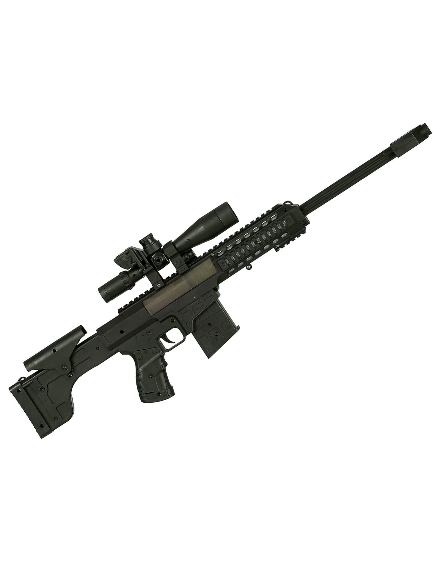 Černý plastový dětský samopal