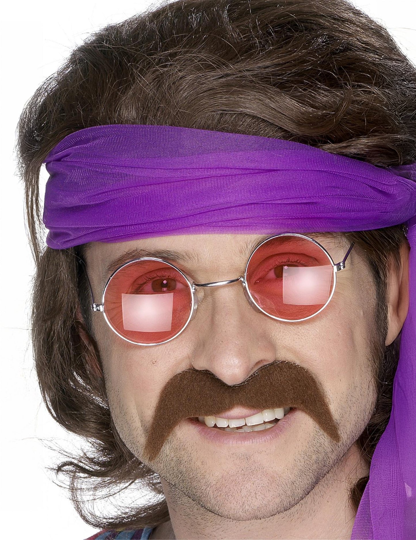 Blondýna s knírem pro dospělé ze 70. let