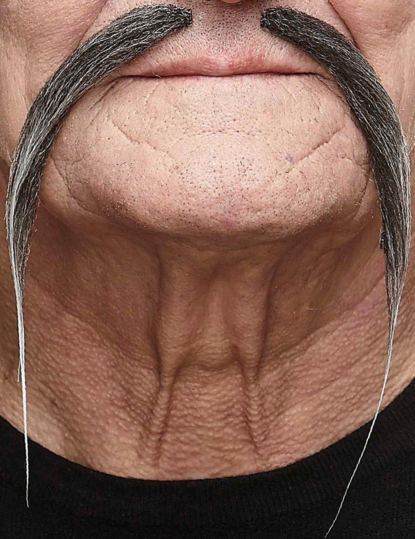 Moustache chinoise pour adulte grise