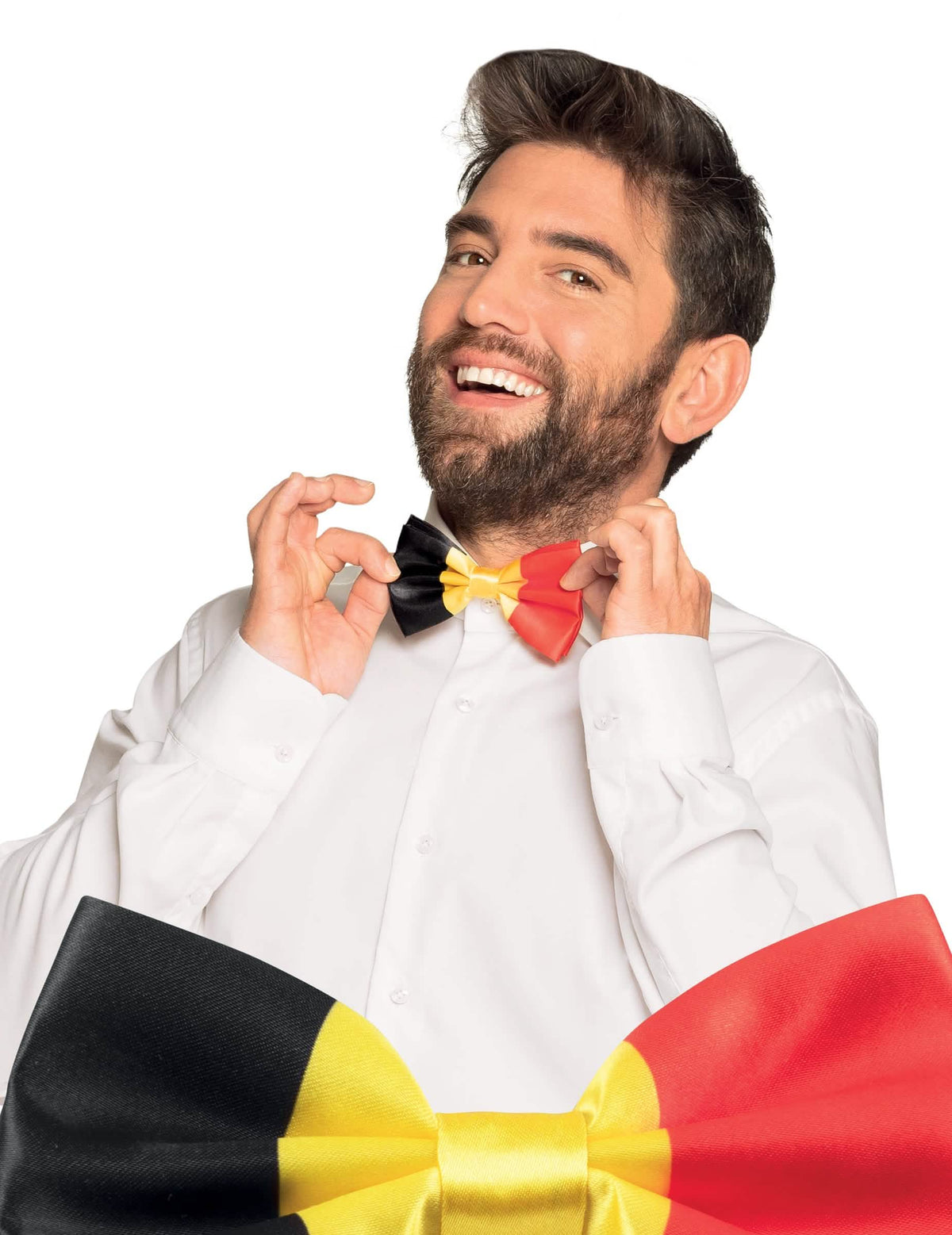 motýli fanoušek belgie pro dospělý černá žlutá červená
