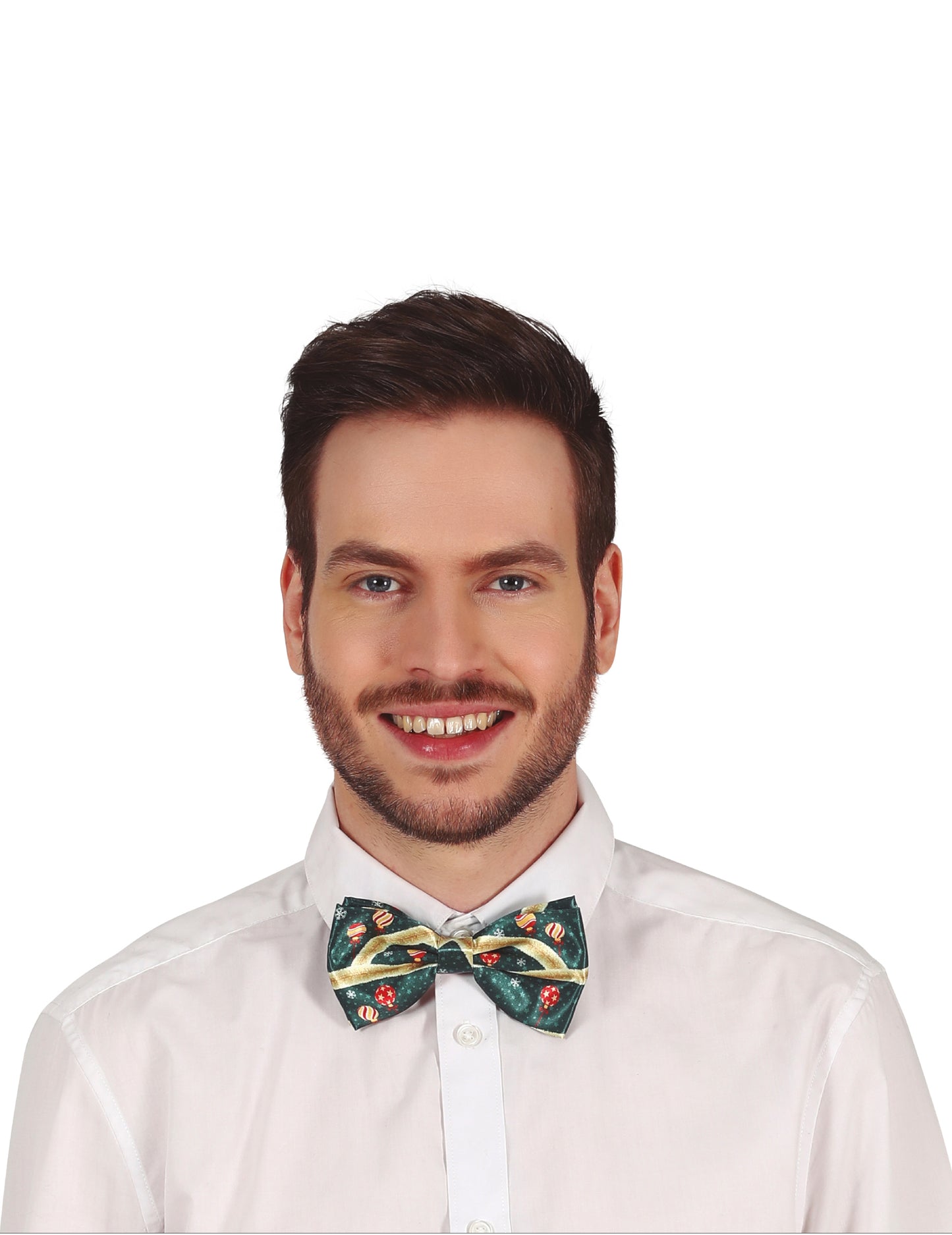 Zelený vánoční motýlek pro dospělé