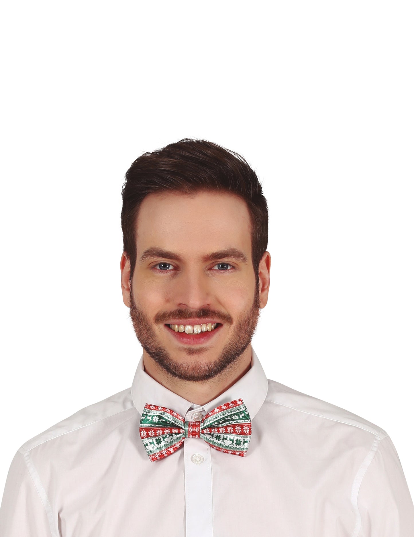 Motýlek pro dospělé s vánočním vzorem