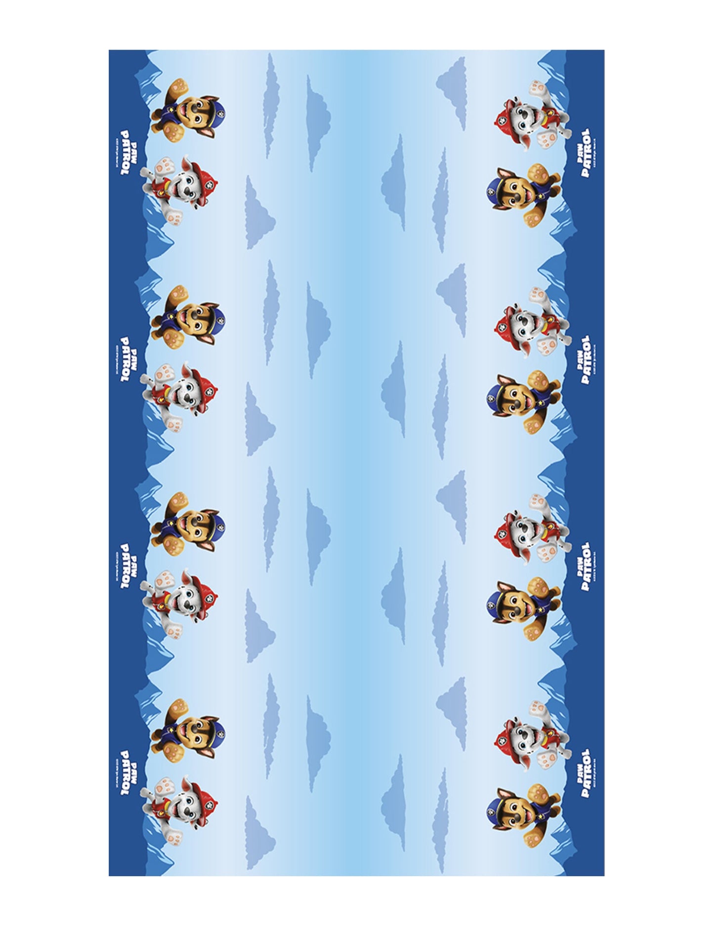Blaue Papiertischdecke „Pat’Patrouille™“ 1,36 x 2,28 m