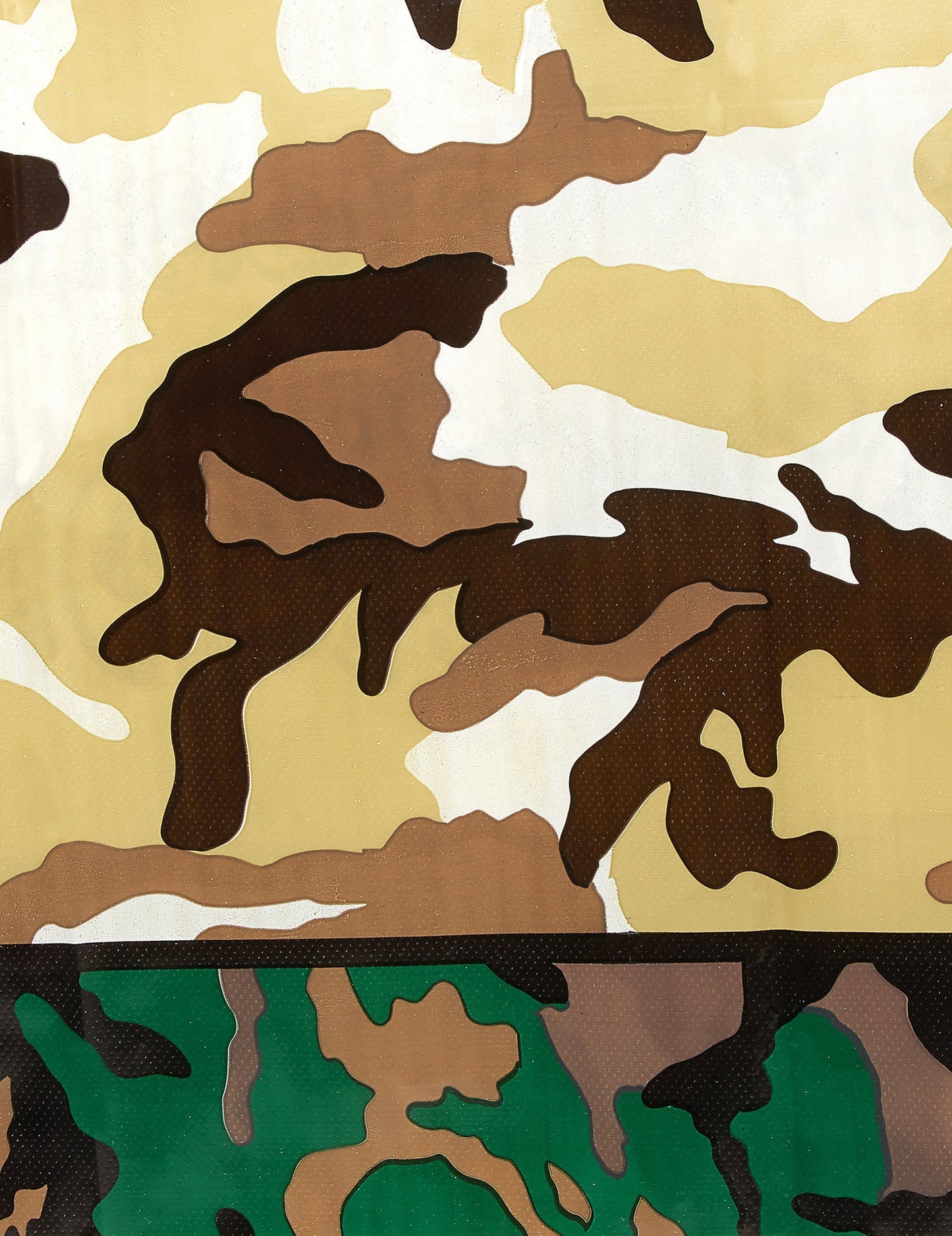 Vojenský plastový ubrus s maskáčovým vzorem 137 x 213 cm