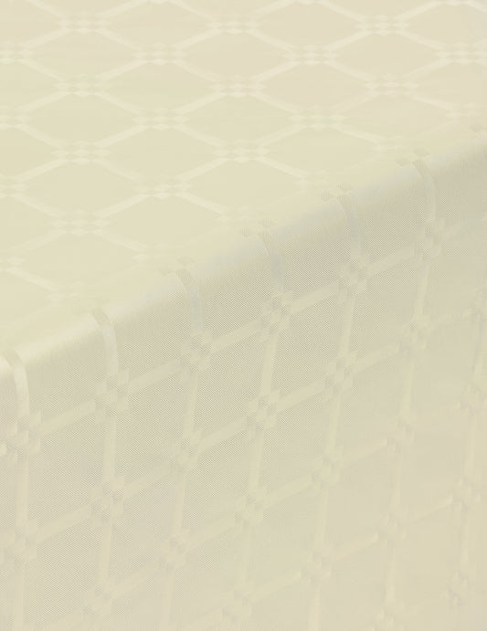 Détail du motif de la nappe en rouleau papier damassé pour fête