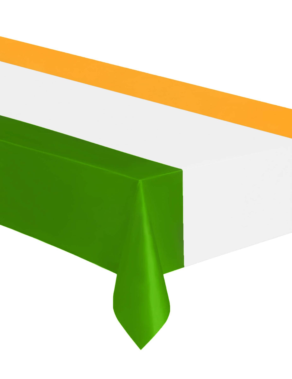 Plastový ubrus St Patrick Irsko pro zeleno-bílou a oranžovou oslavu