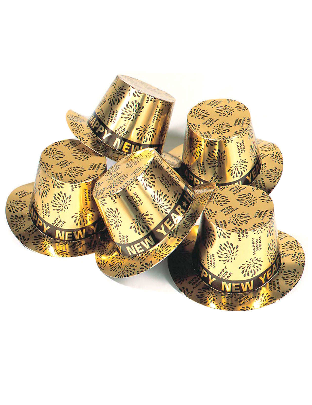 Šťastný nový rok zlatý cylindr