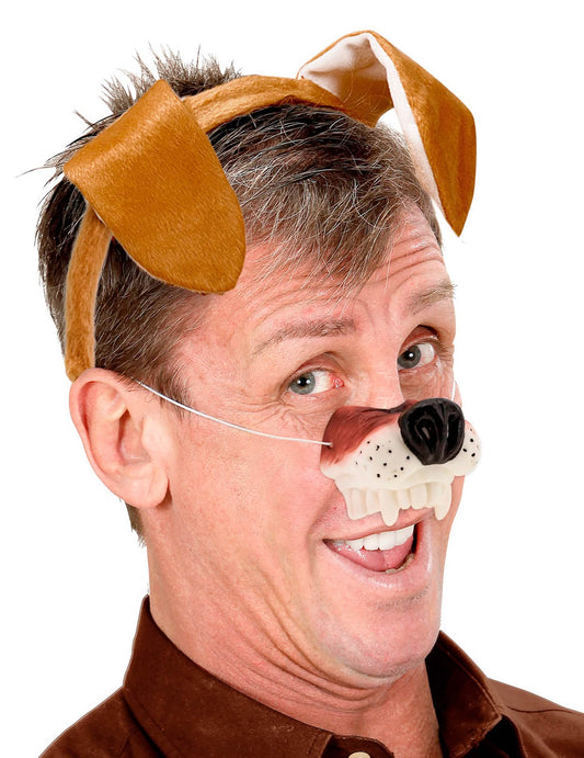 Serre-tête avec oreilles du nez de chien