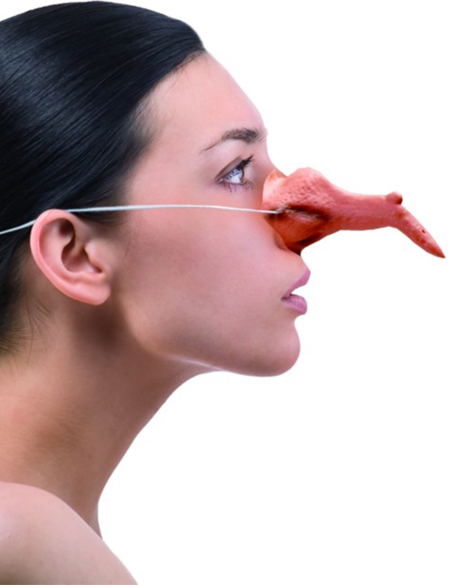 Halloween s hákovitým nosem pro dospělé čarodějnice