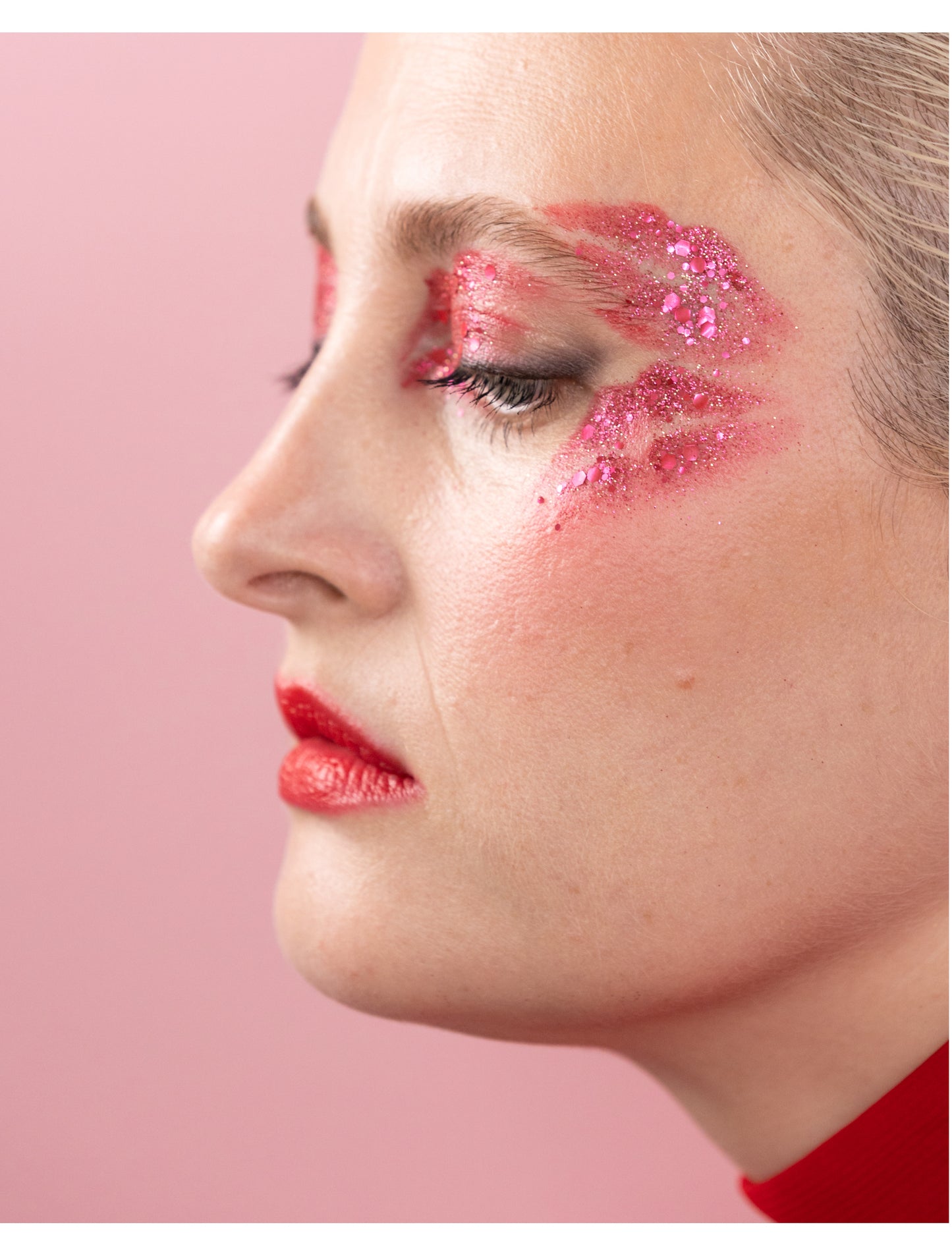 Tagadamour Bright Pink Biologicky odbouratelné třpytky - Ano, ano, třpytky