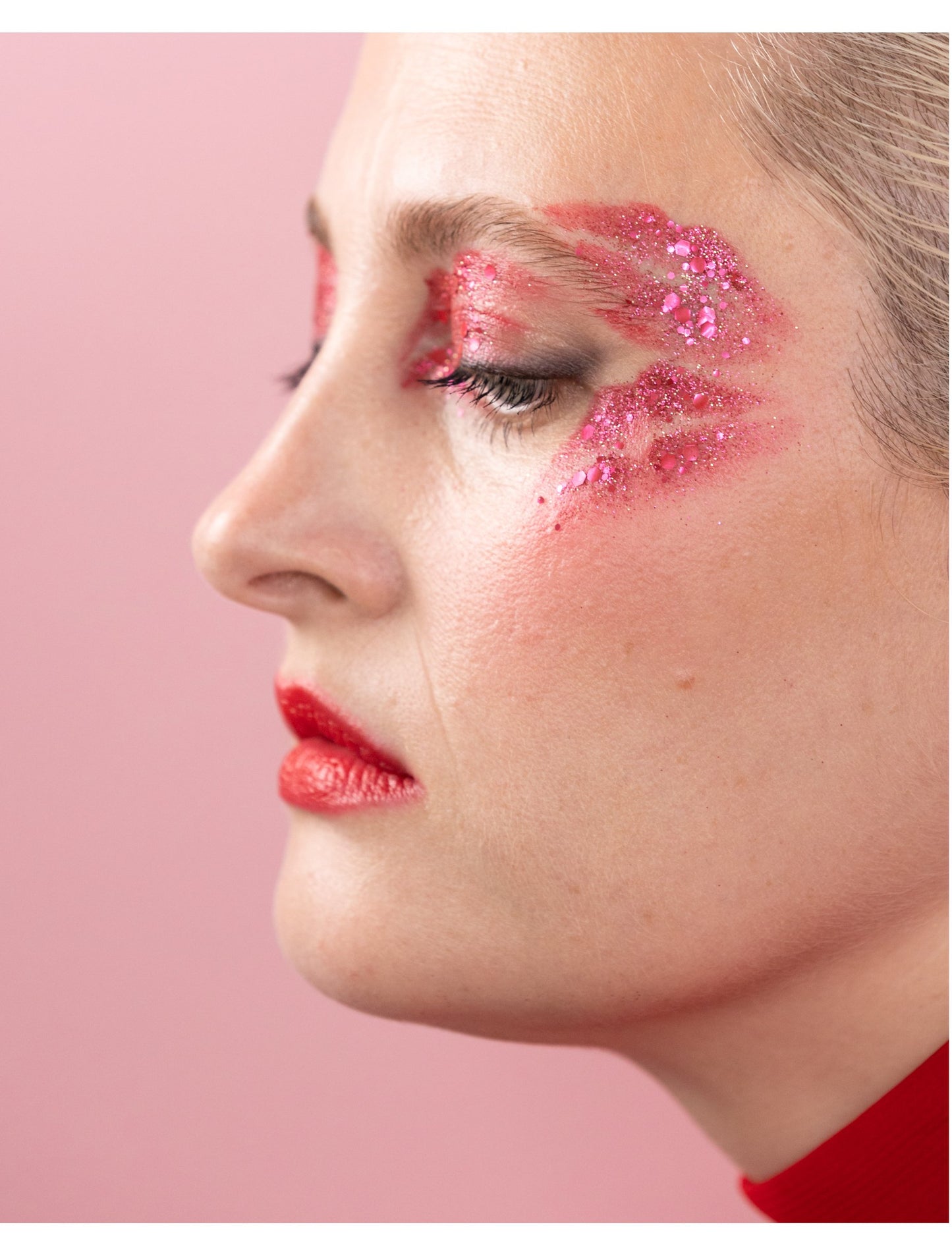 Tagadamour Bright Pink Biologicky odbouratelné třpytky - Ano, ano, třpytky