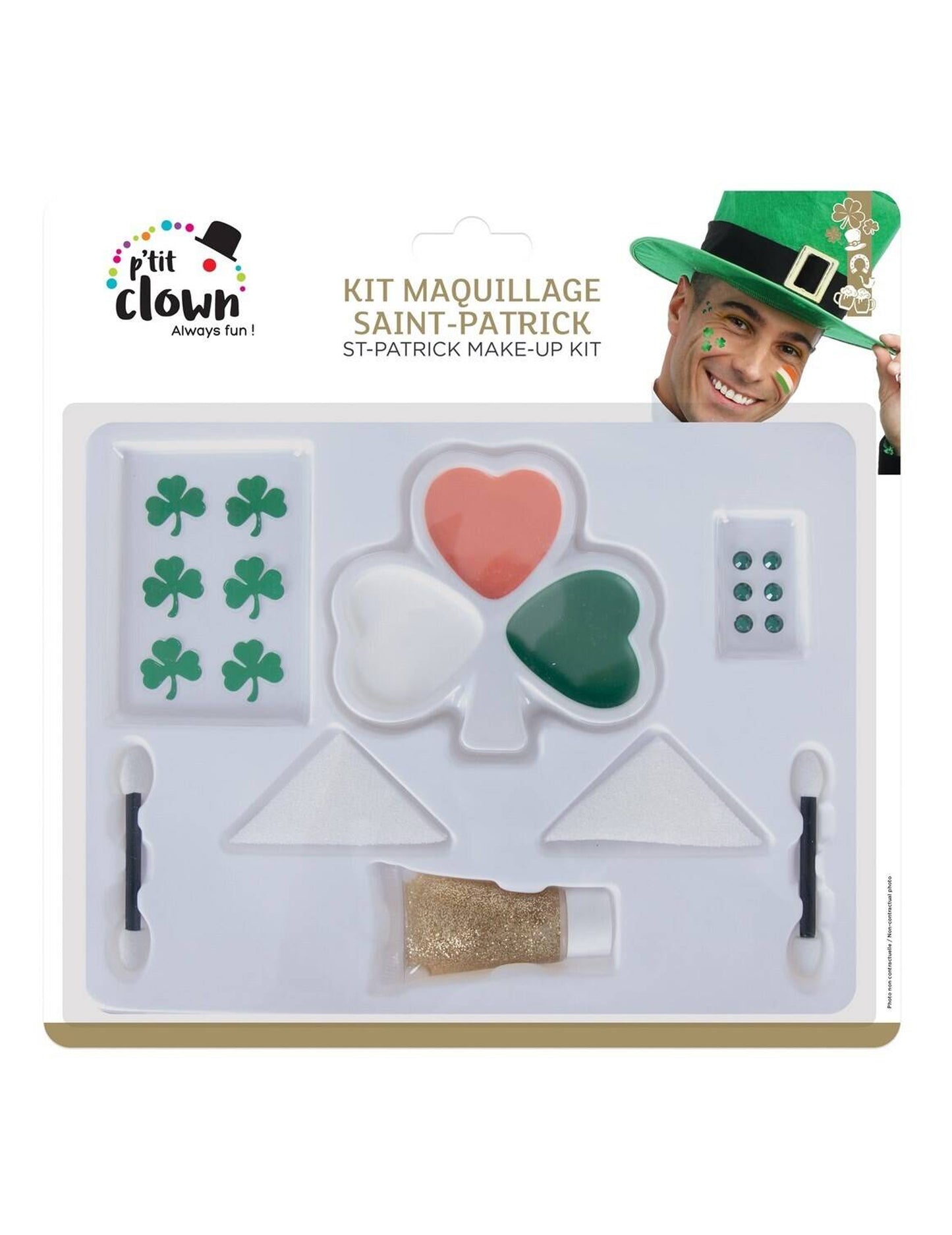 Paleta make -upu Svatého Patrika