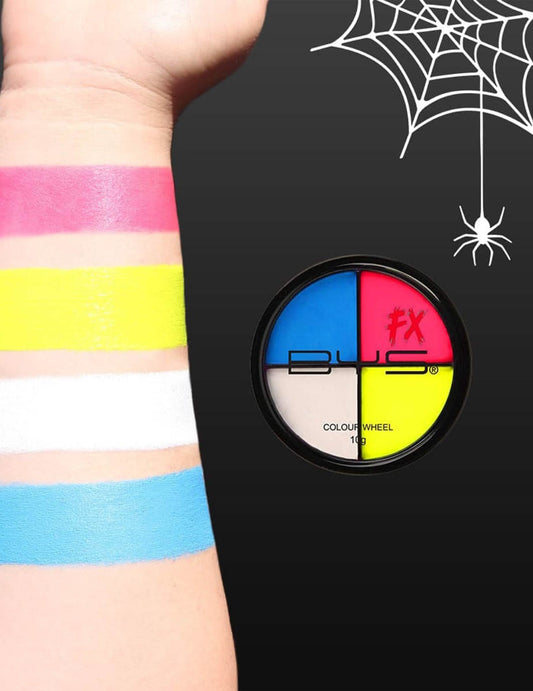Paleta make-up 4 neonové barvy 10 g