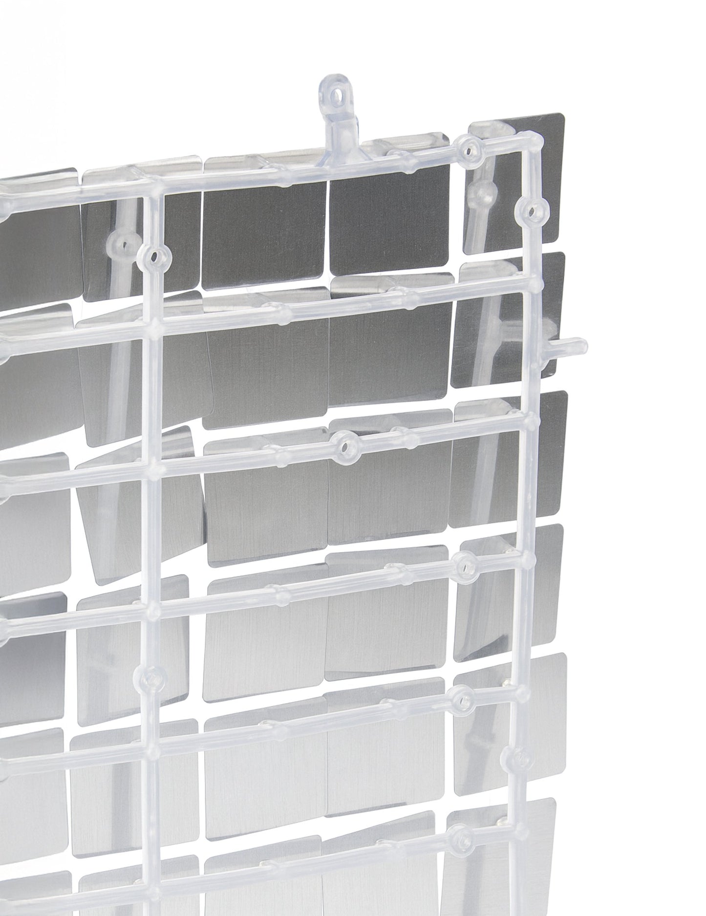 30 x 30 lesklý stříbrný podkladový panel cm