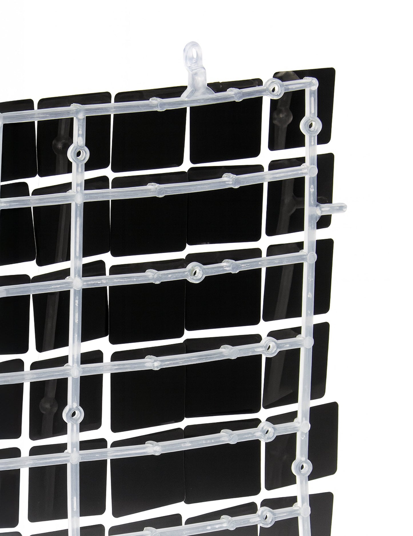 Lesklá černá podkladová deska 30 x 30 cm