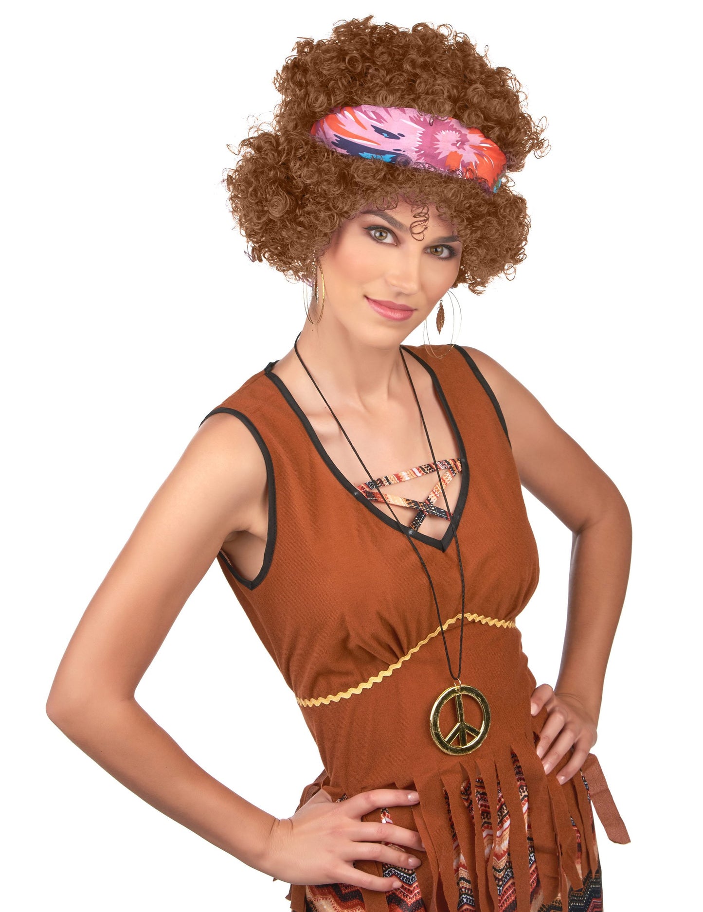 Pánská paruka Afro Hippie