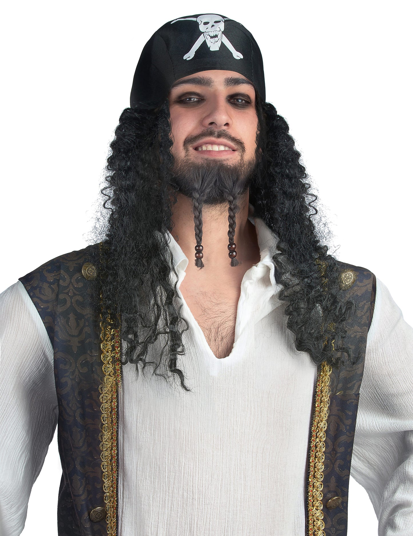 Paruka pro dospělé pirátský šátek