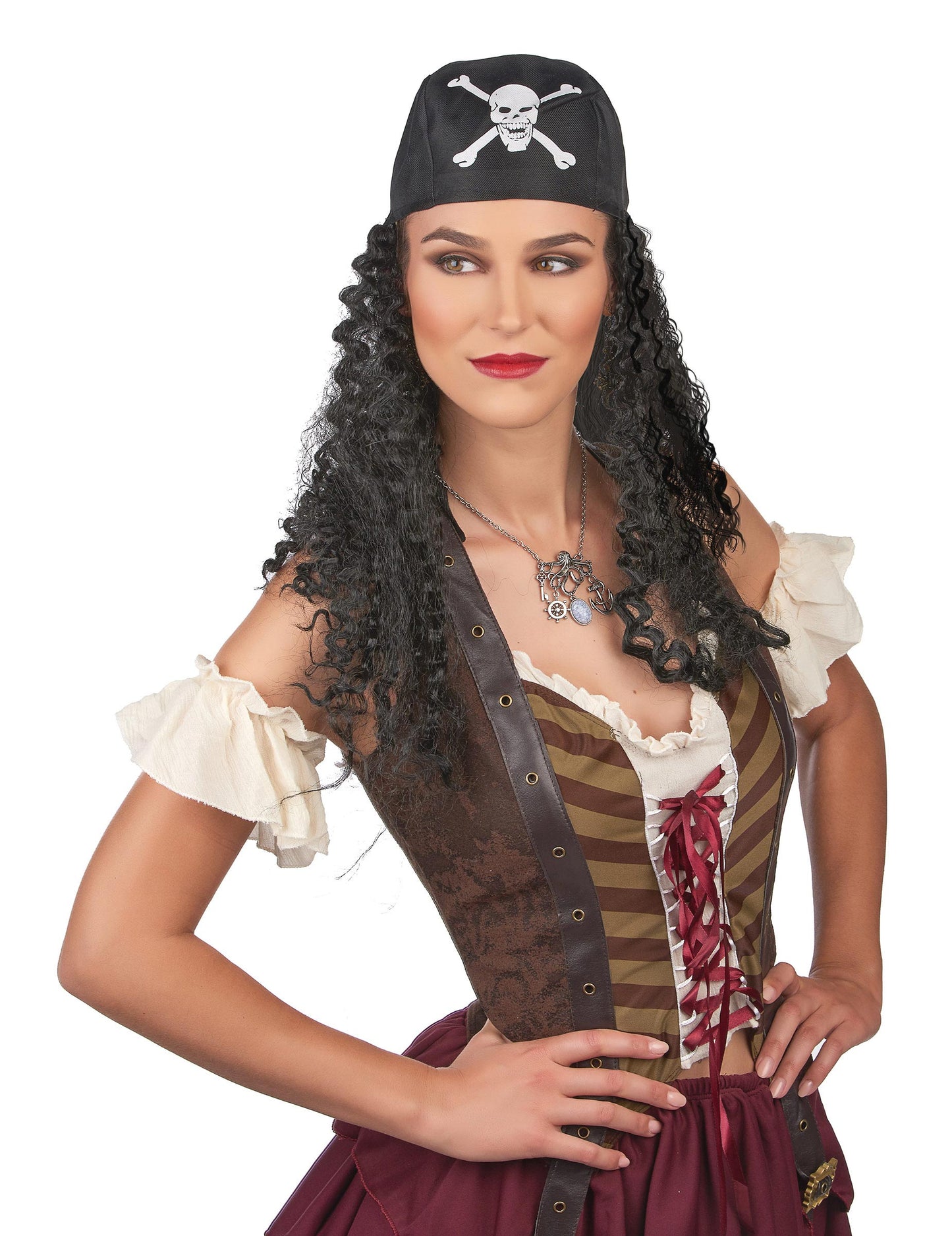 Paruka pro dospělé pirátský šátek