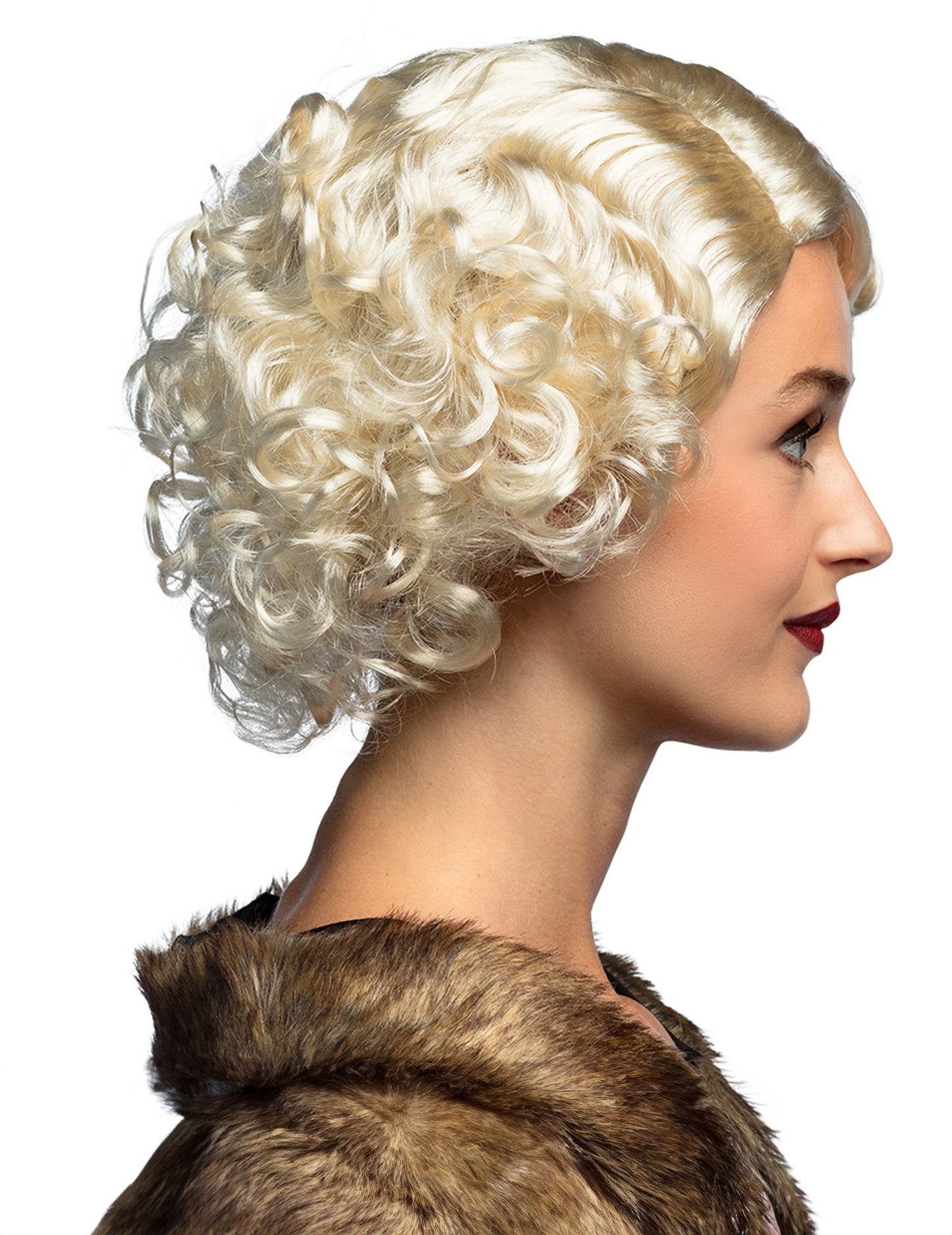 Dámská platinovo blond paruka