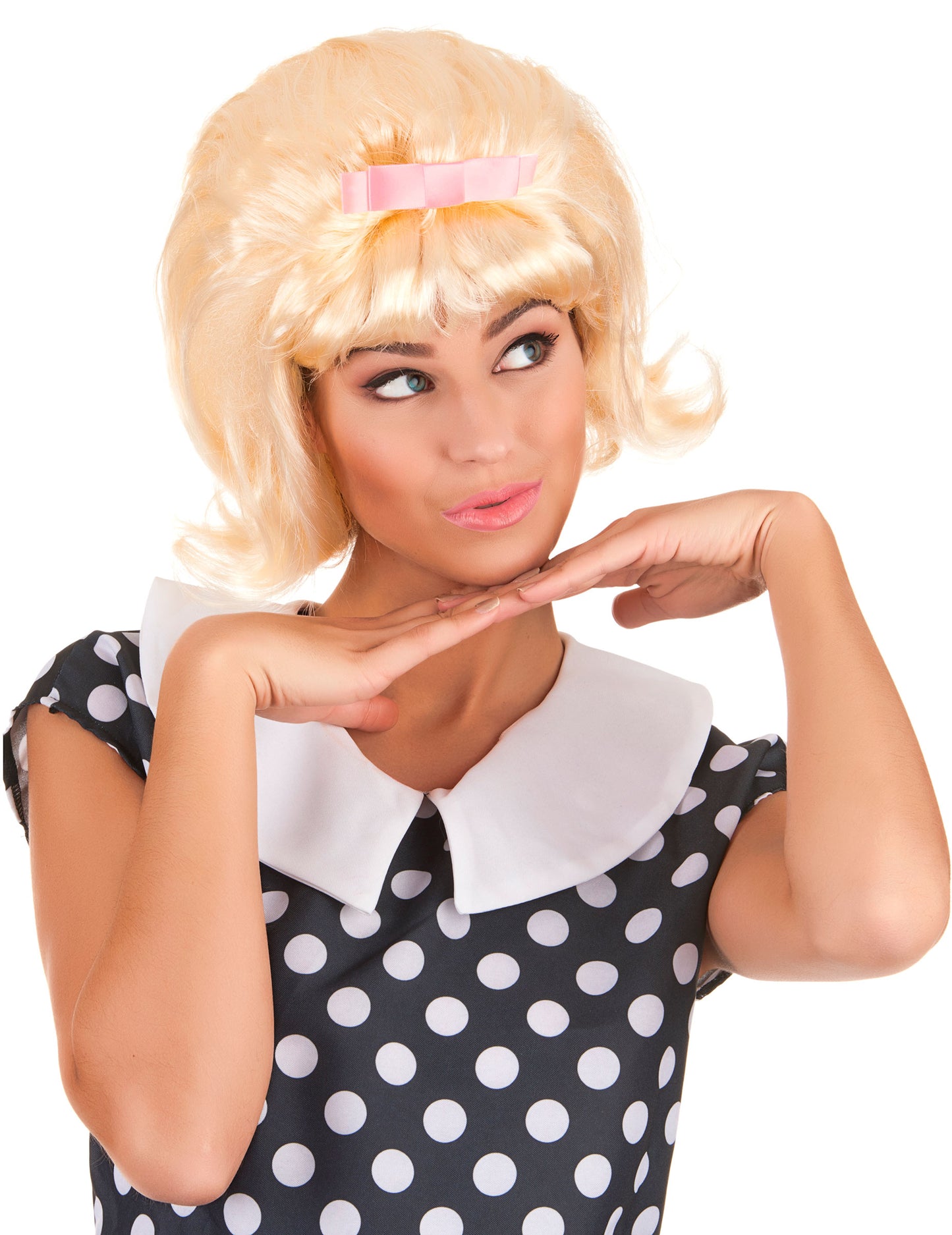 Dámská blond paruka s hvězdou ve stylu 50. let