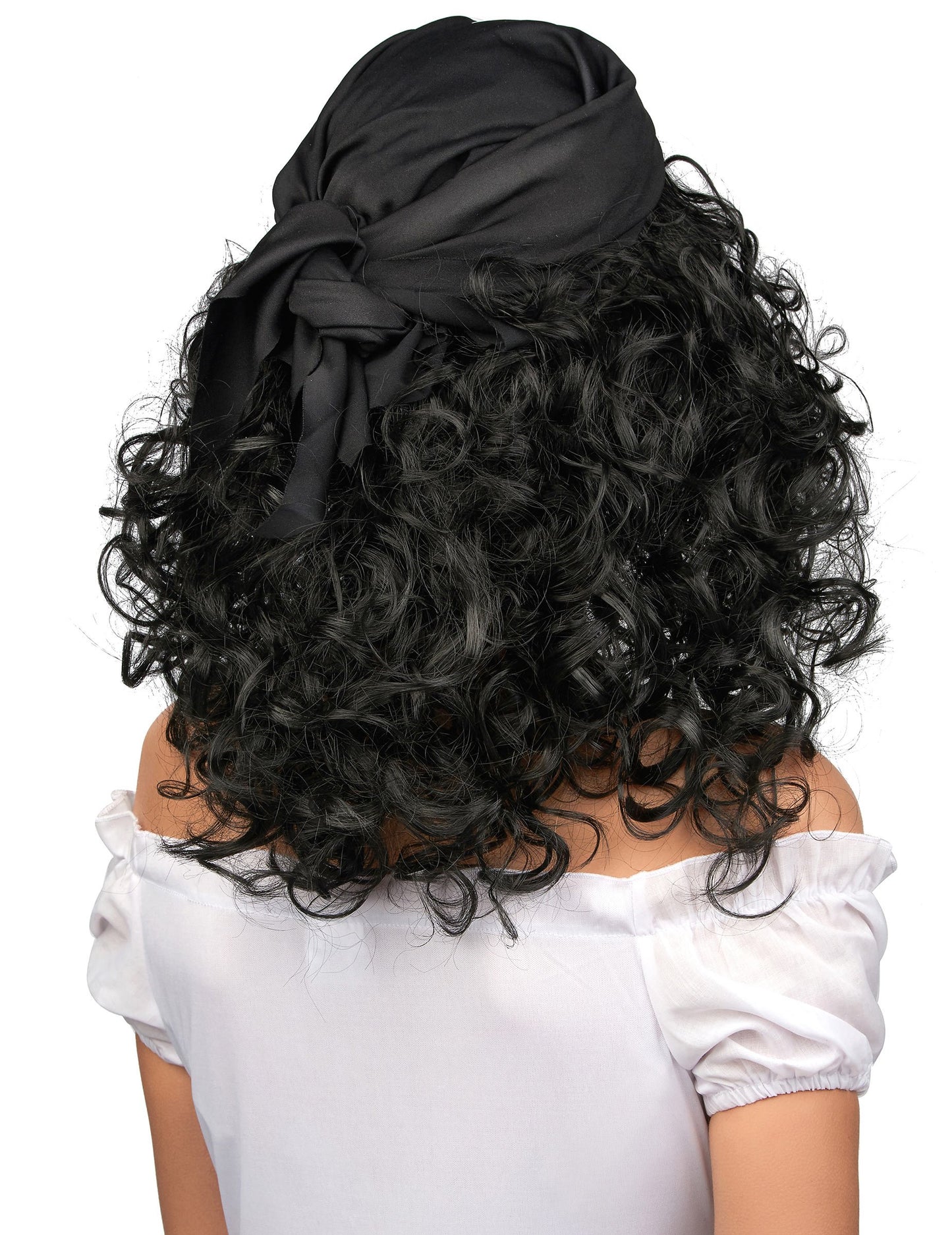 Černá pirátská paruka pro ženy