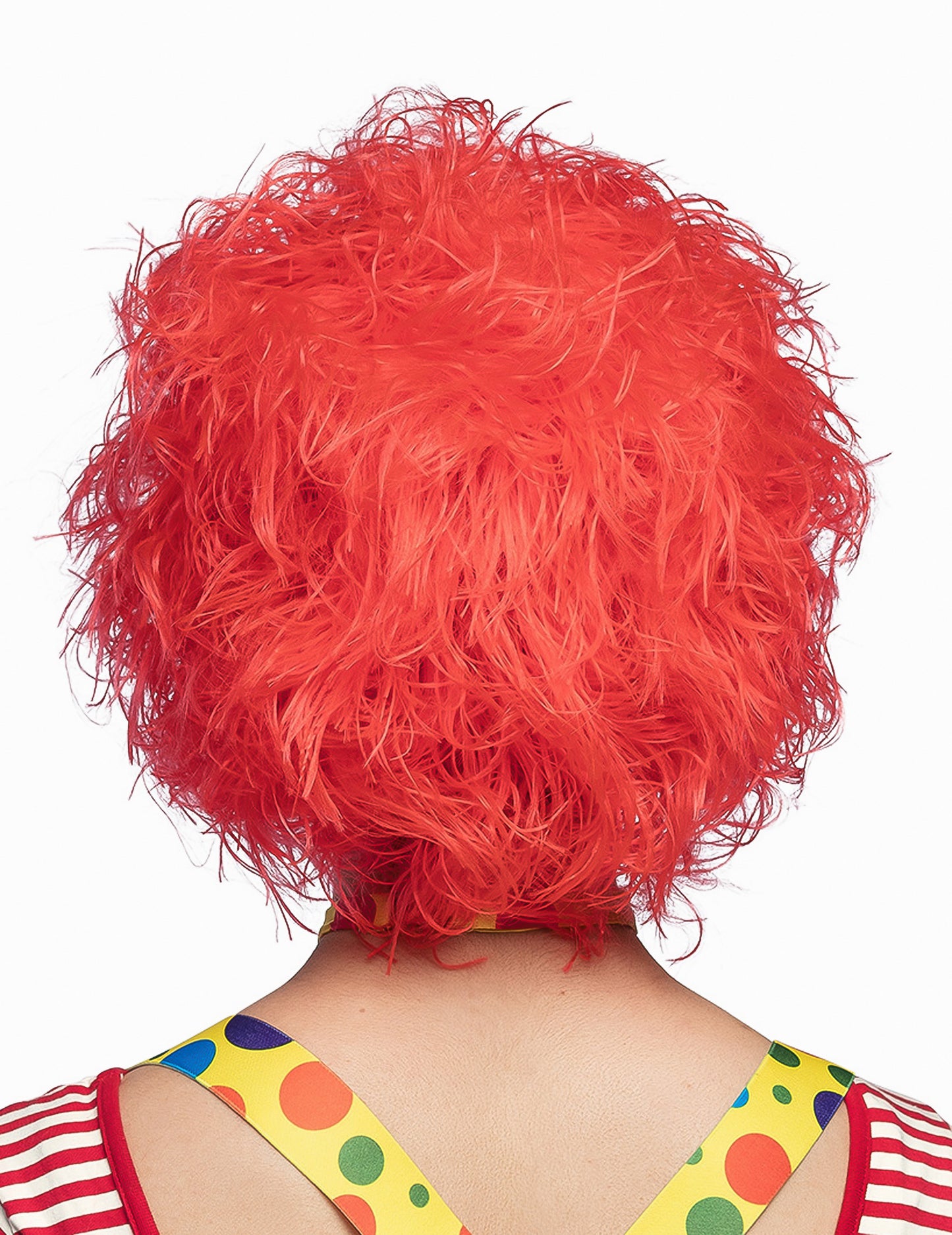 Dámská klaunská paruka červené barvy